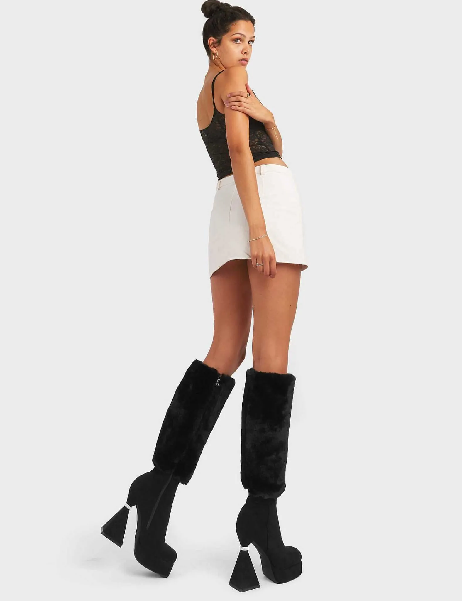 Lamoda Knee High>Ambitious Platform Knee High Boots