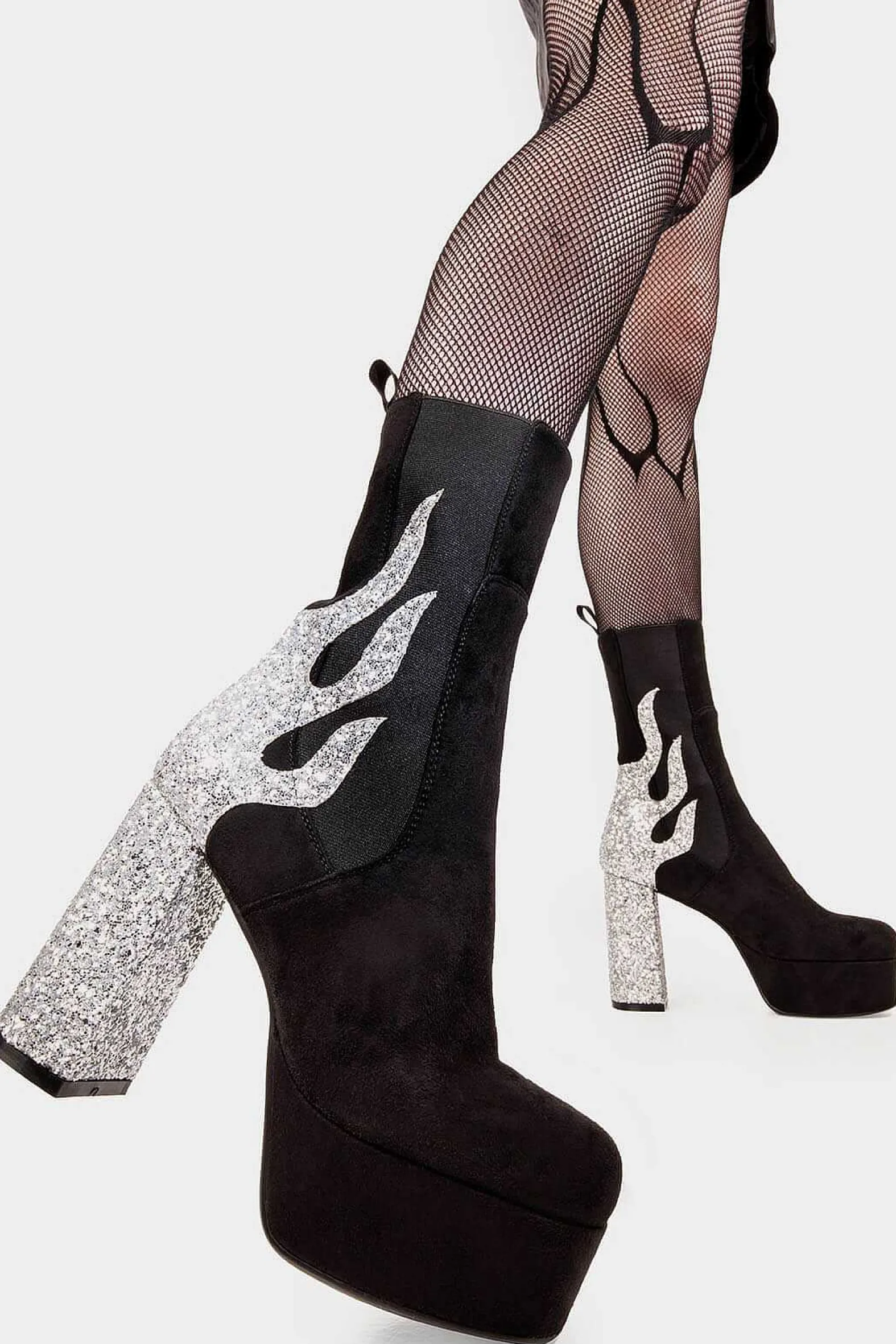 Lamoda Calf>Apparent Lies Platform Calf Boots