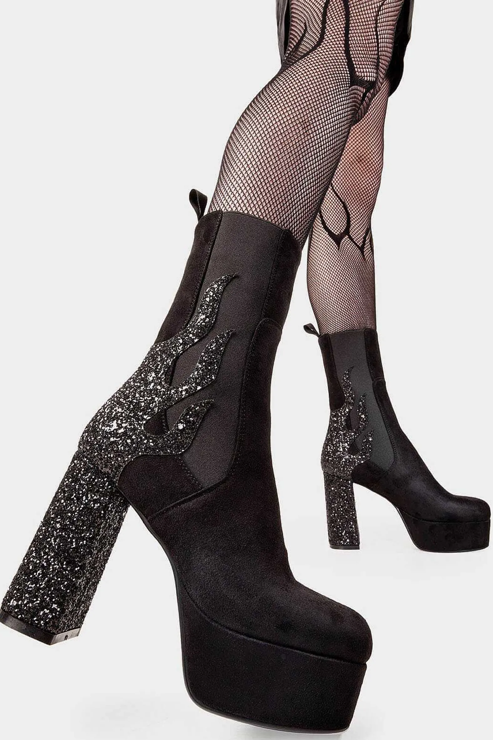 Lamoda Calf>Apparent Lies Platform Calf Boots