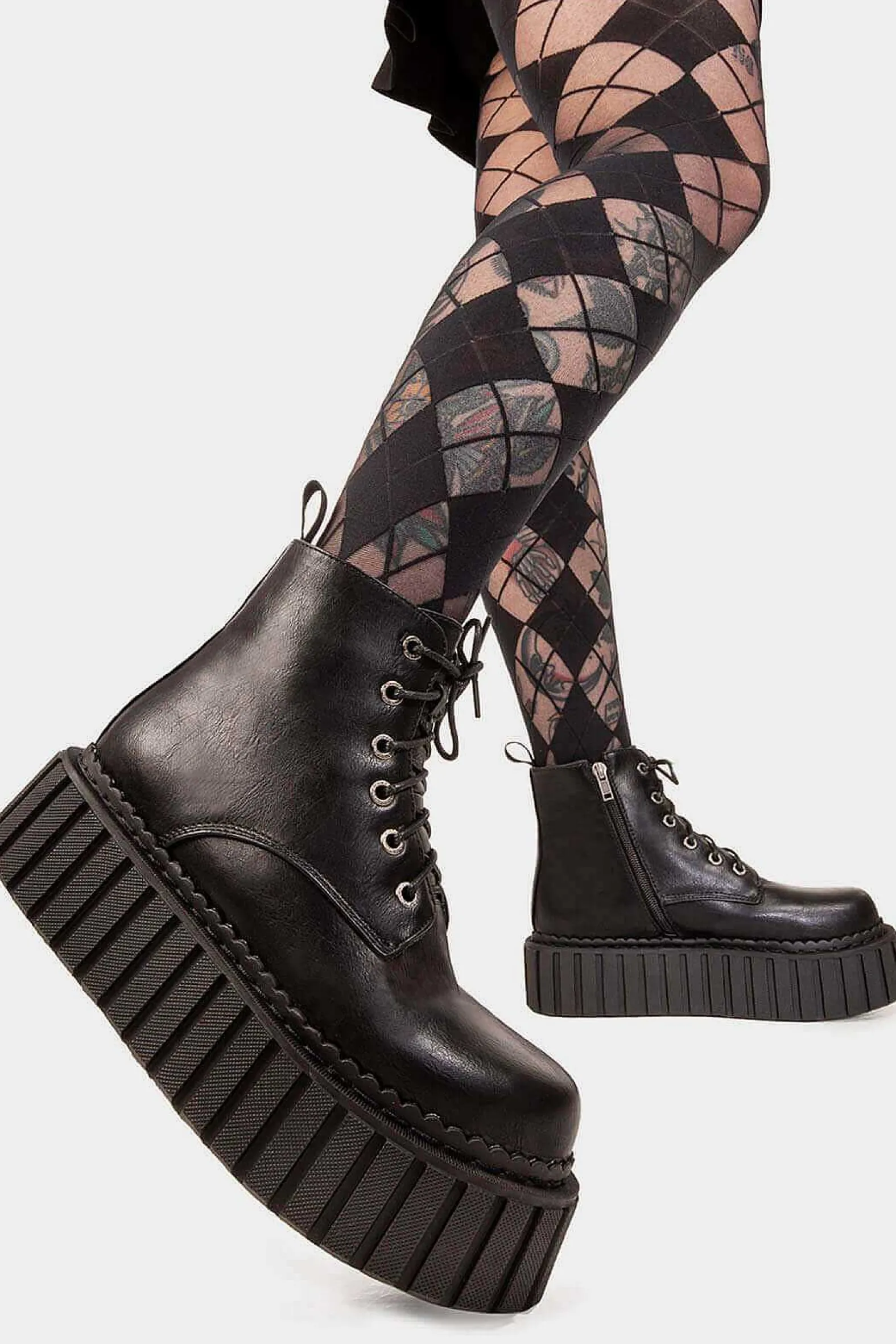 Lamoda Ankle>Back 2 The Future Chunky Ankle Creeper Boots