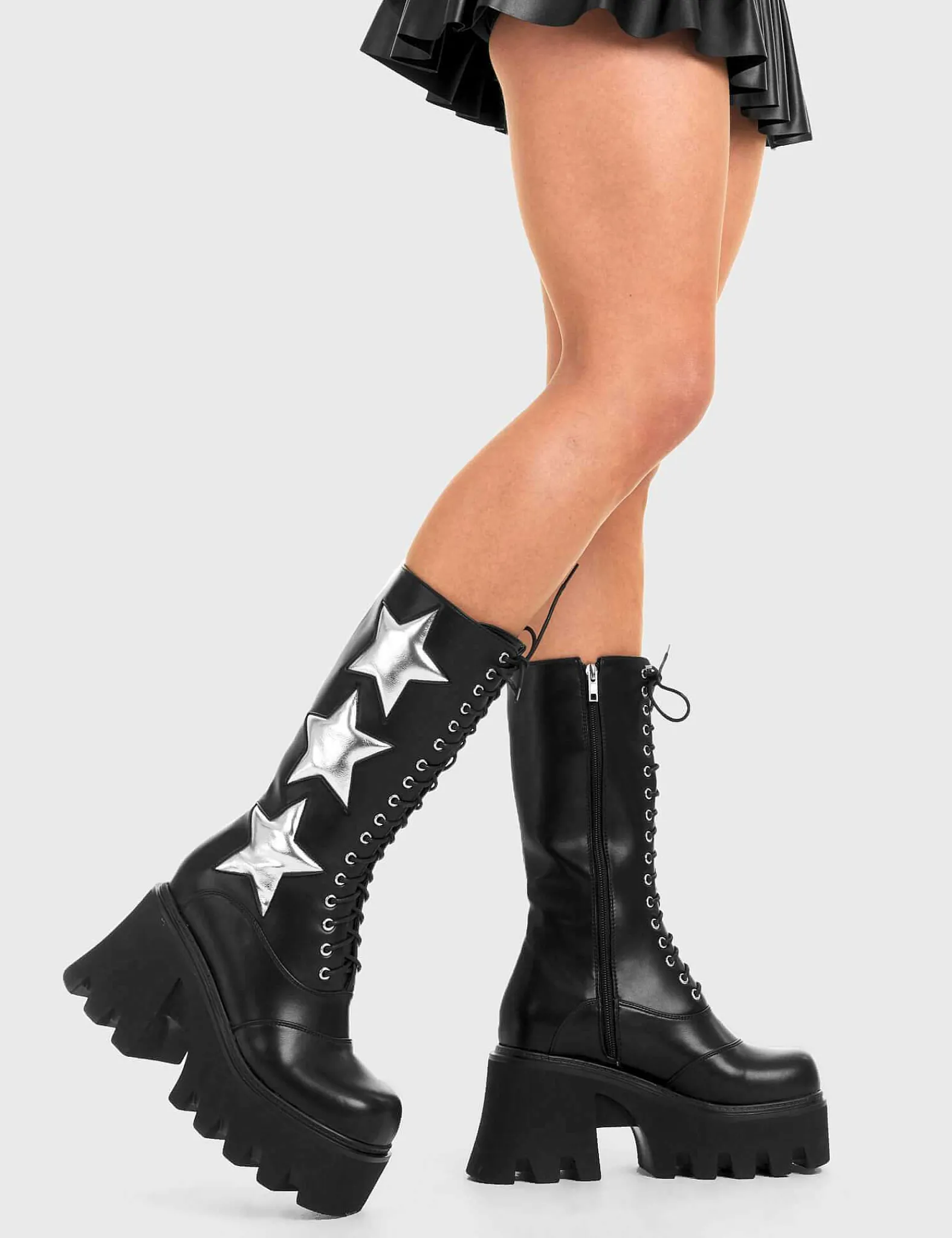 Lamoda Calf>Big League Chunky Platform Calf Boots