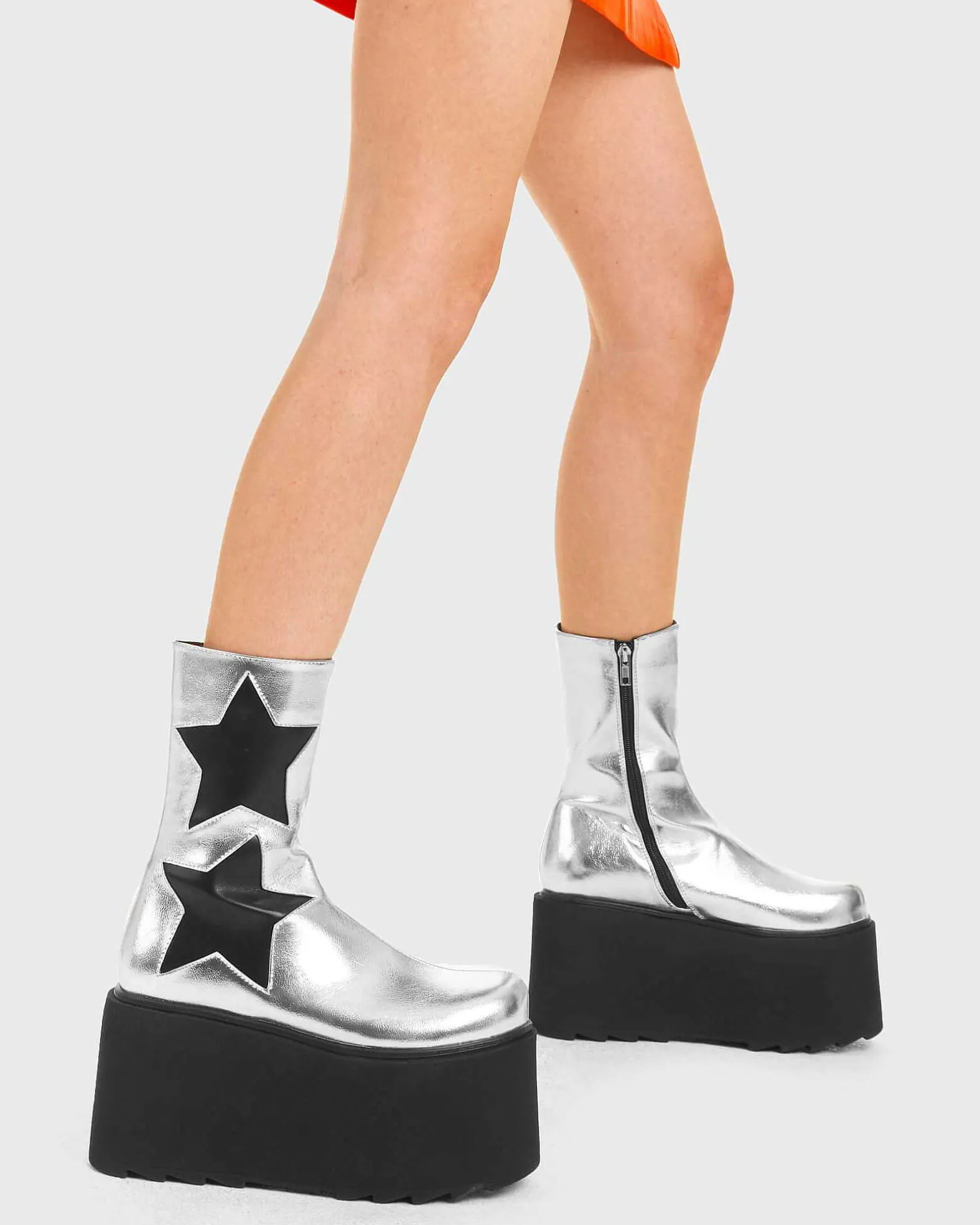 Lamoda Ankle>Big Shot Chunky Platform Ankle Boots