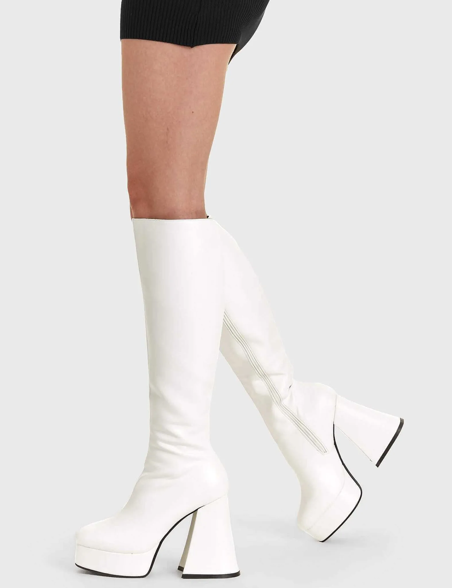 Lamoda Knee High>Black Swan Platform Knee High Boots