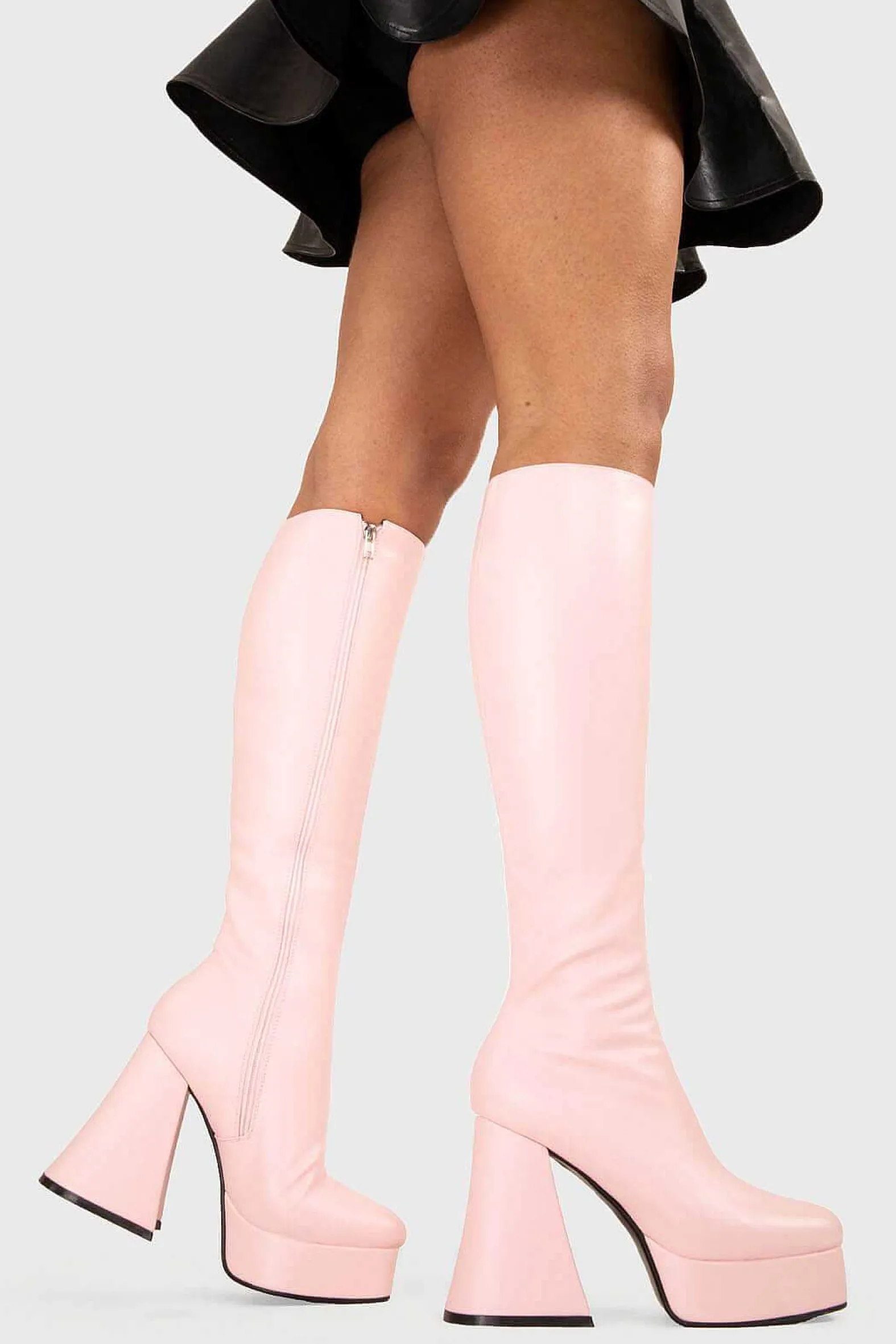 Lamoda Knee High>Black Swan Platform Knee High Boots