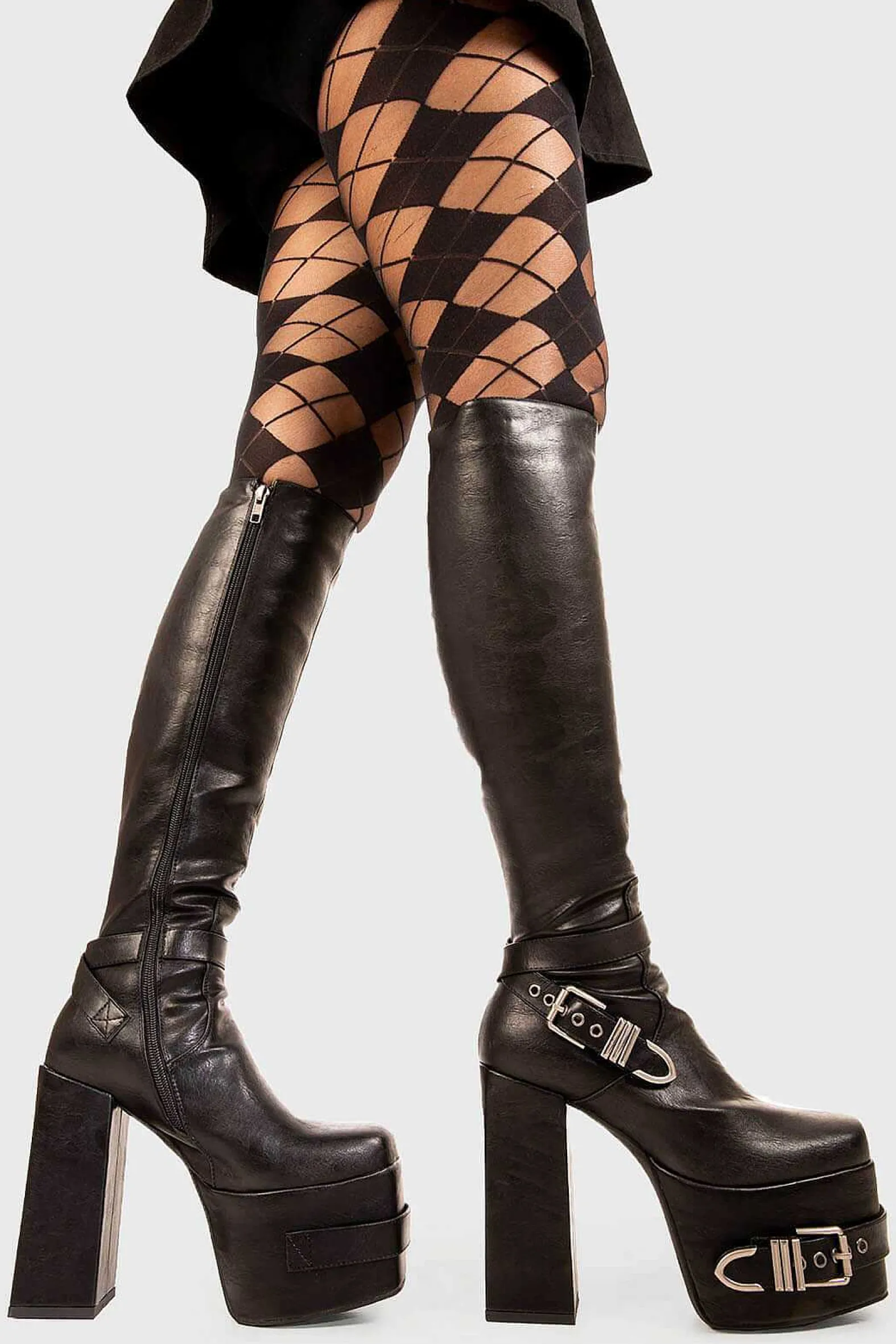 Lamoda Knee High>Blair Wide Calf Platform Knee High Boots