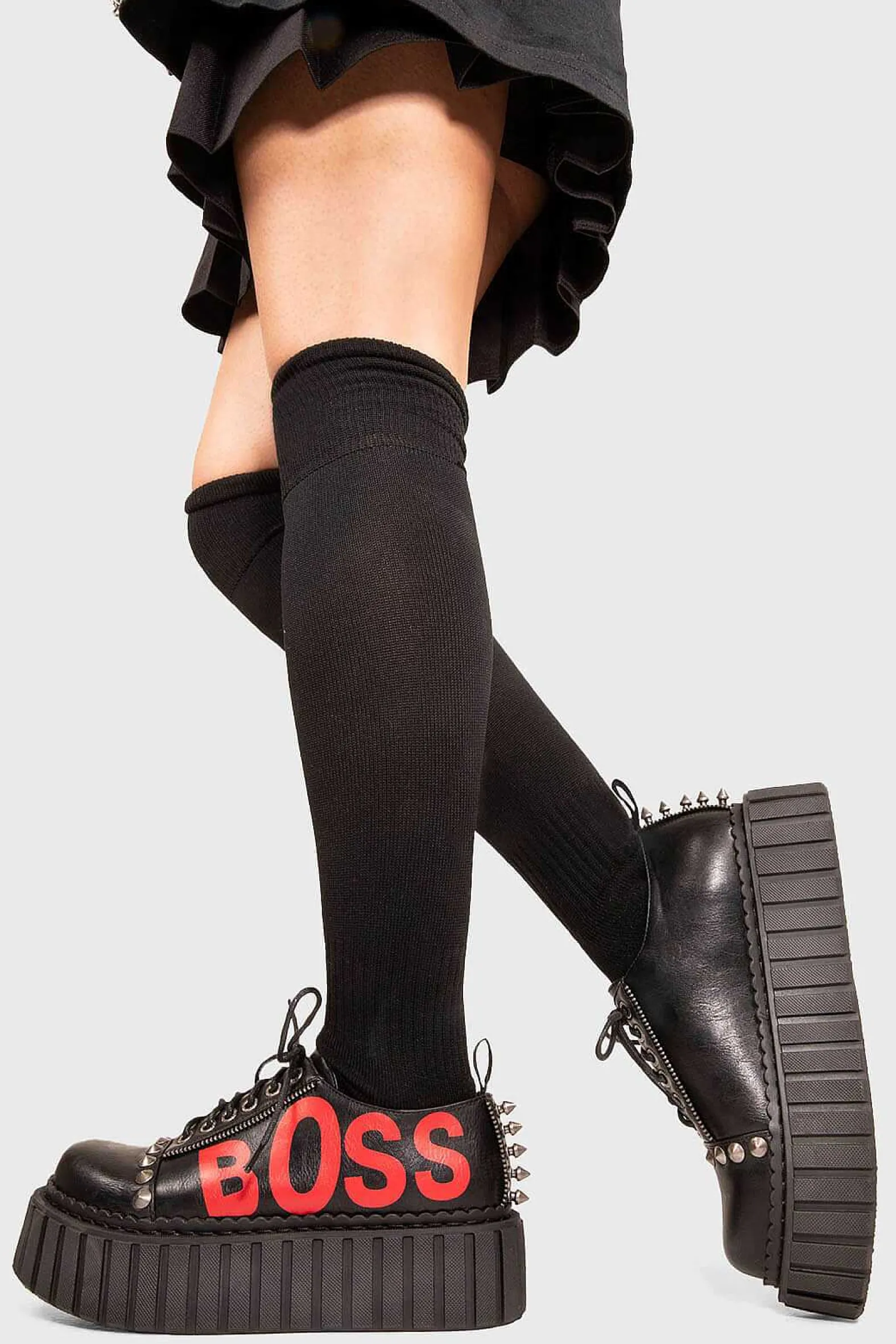 Lamoda Creepers>Boss Babe Chunky Creeper Shoes