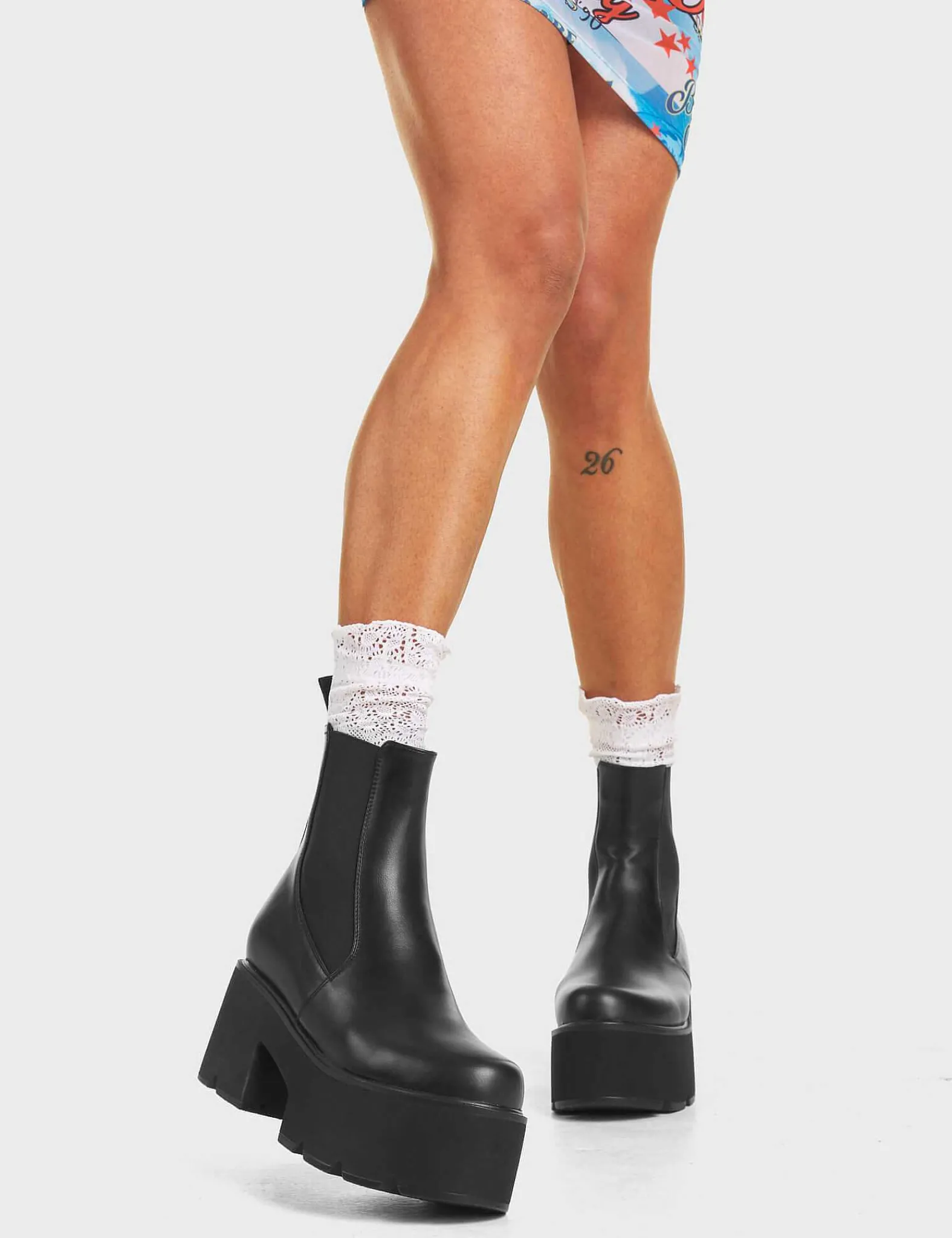 Lamoda Ankle>Communication Breakdown Chunky Platform Ankle Boots
