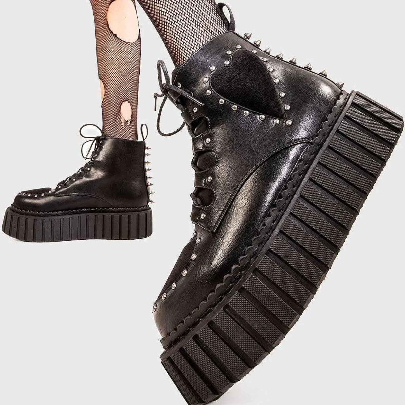 Lamoda Ankle>Cross Your Heart Chunky Ankle Creeper Boots