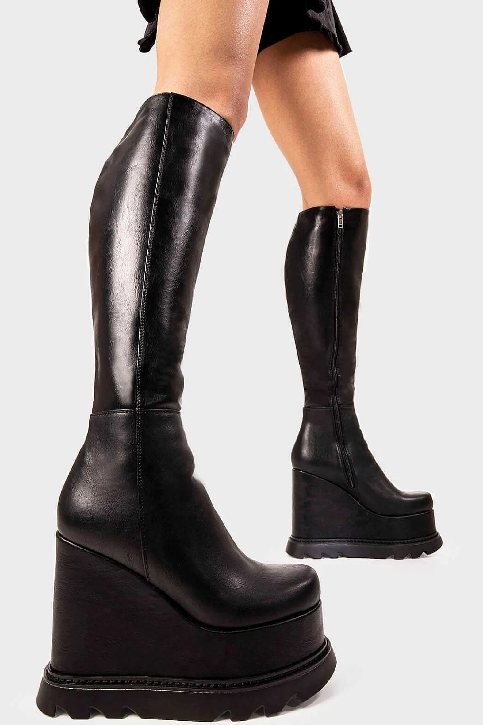 Lamoda Chunky>Deep Seas Chunky Platform Knee High Boots