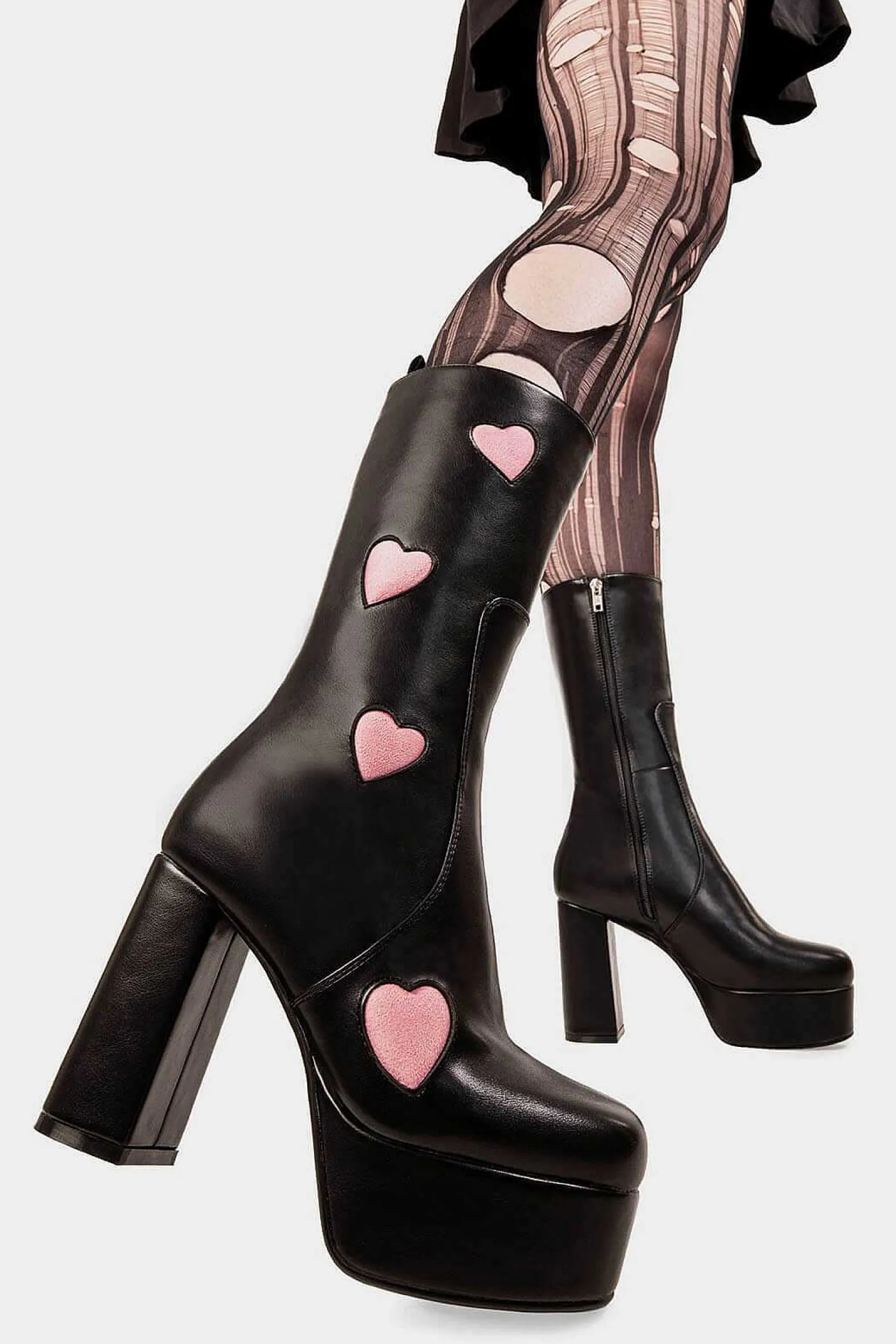 Lamoda Calf>Game Of Love Platform Calf Boots