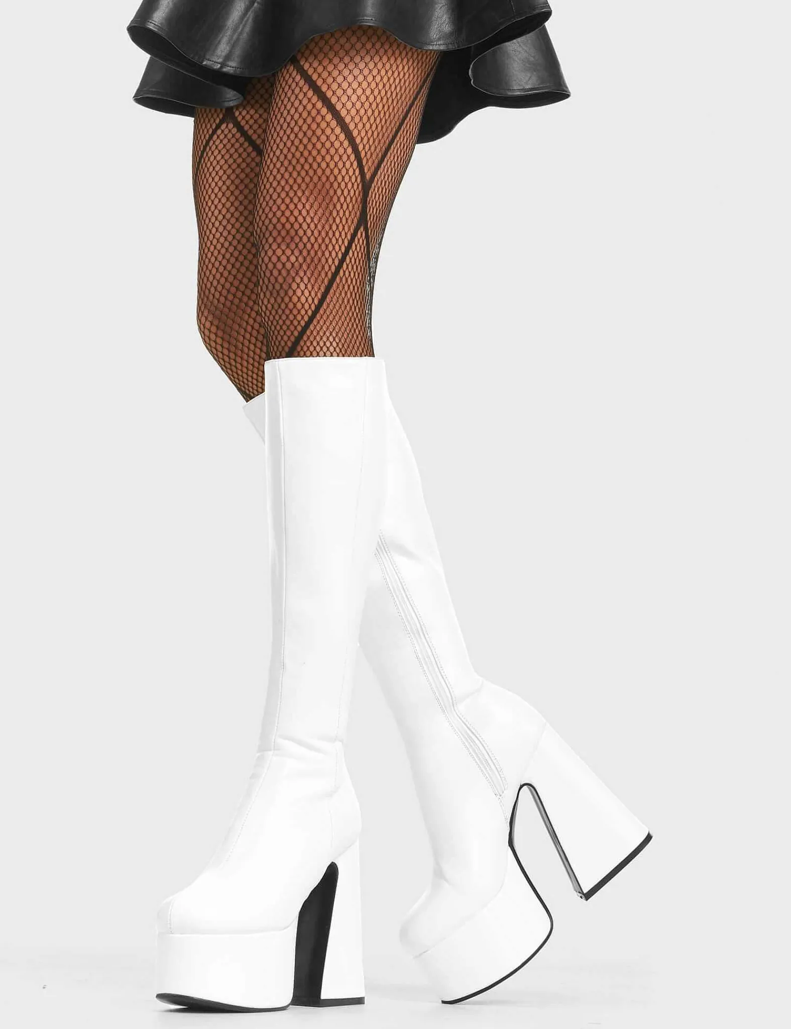 Lamoda Knee High>Hate You Platform Knee High Boots