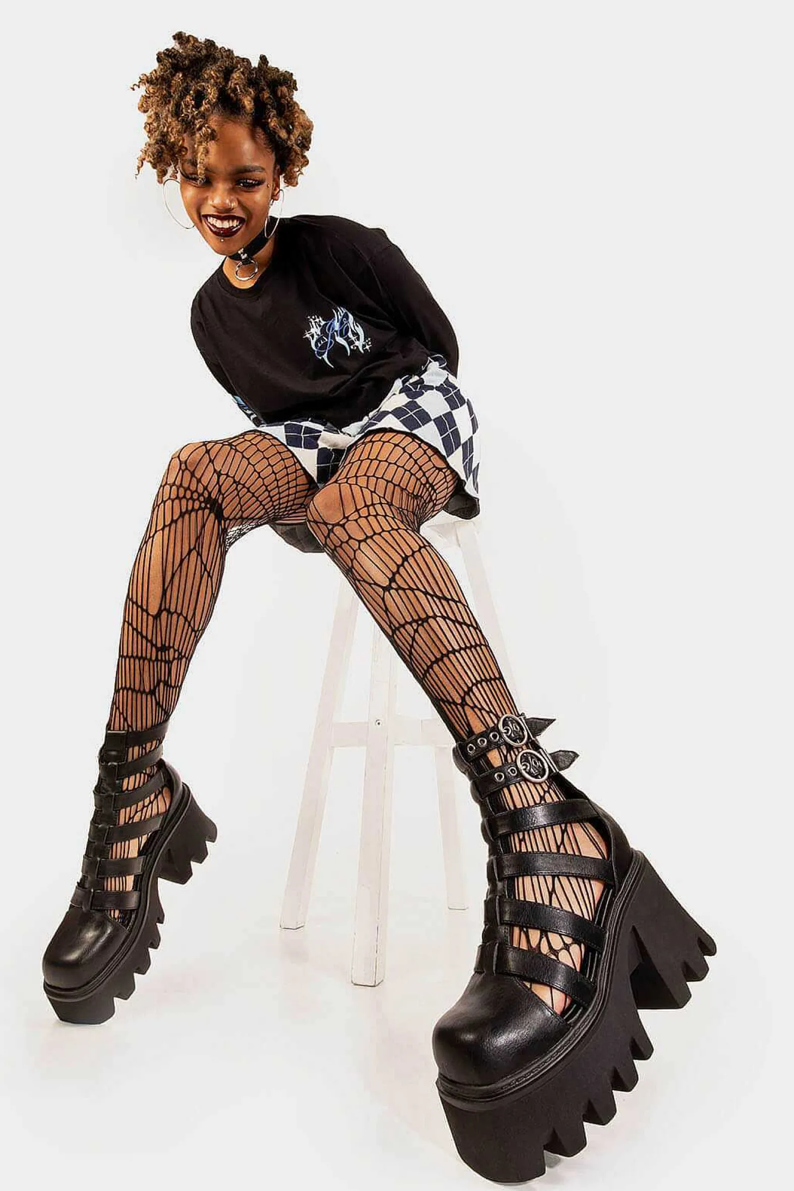 Lamoda Chunky>Hypnotised Chunky Platform Ankle Boots