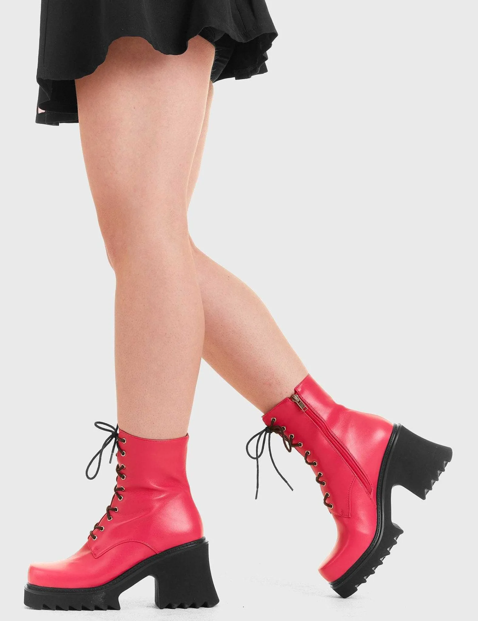 Lamoda Ankle>In Opposition Chunky Platform Ankle Boots