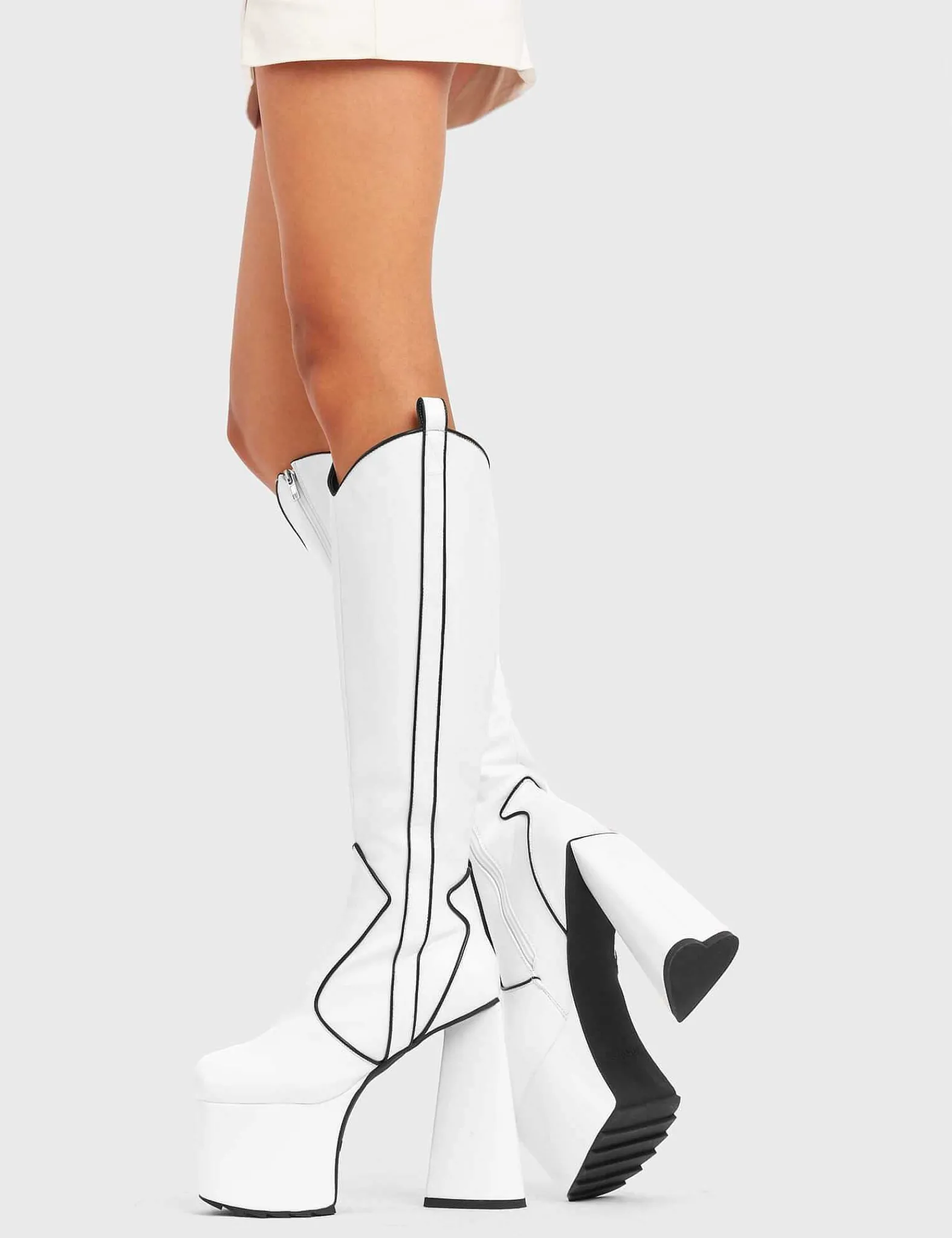 Lamoda Knee High>Keep It Up Platform Knee High Boots
