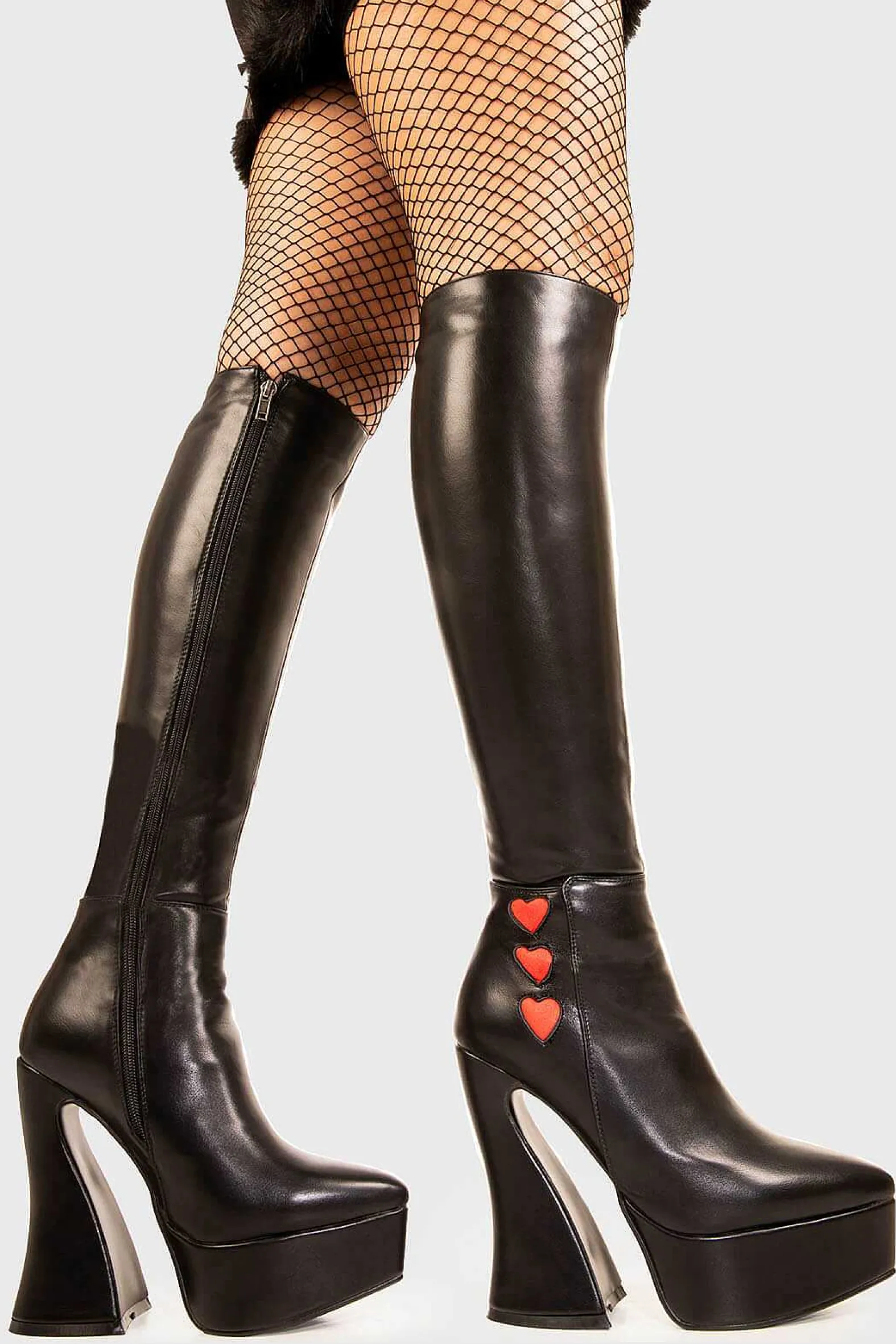 Lamoda Knee High>Love Potion Platform Knee High Boots