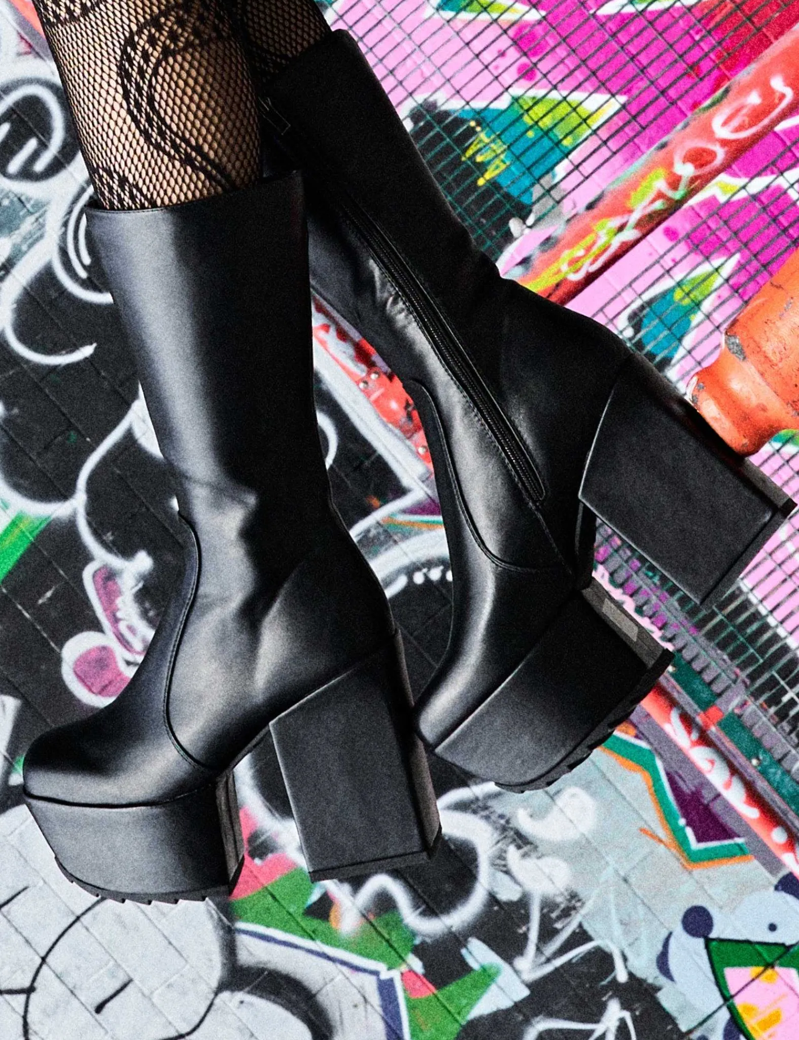 Lamoda Calf>Magnolia Chunky Platform Boots