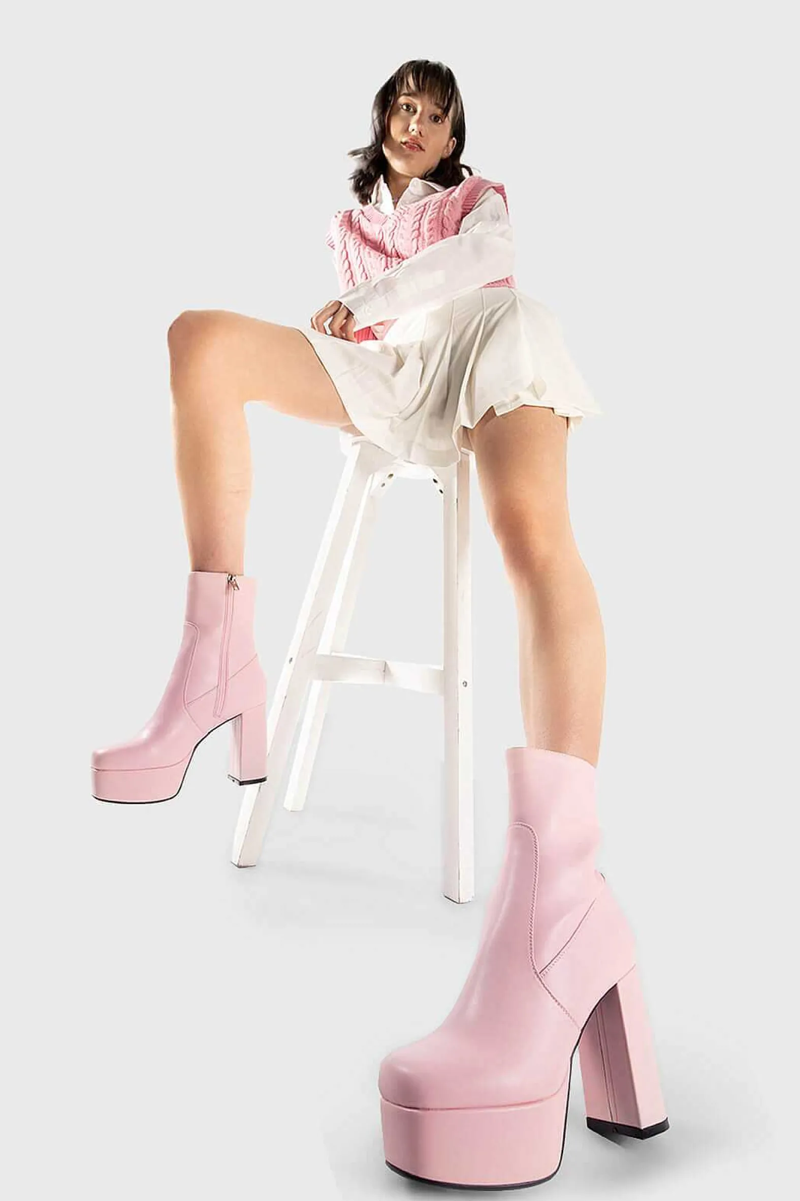 Lamoda Ankle>Making Moves Platform Ankle Boots
