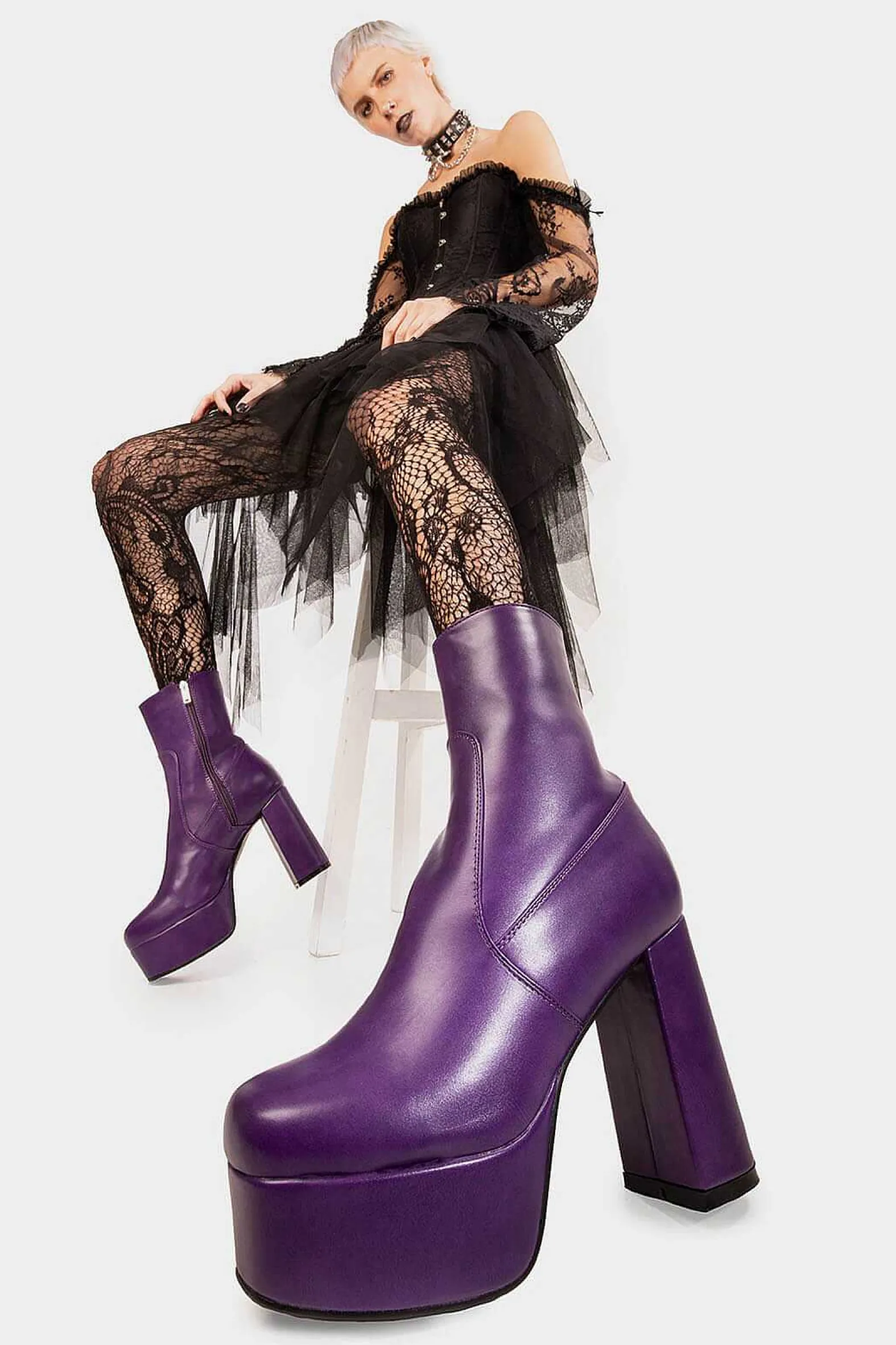 Lamoda Ankle>Making Moves Platform Ankle Boots