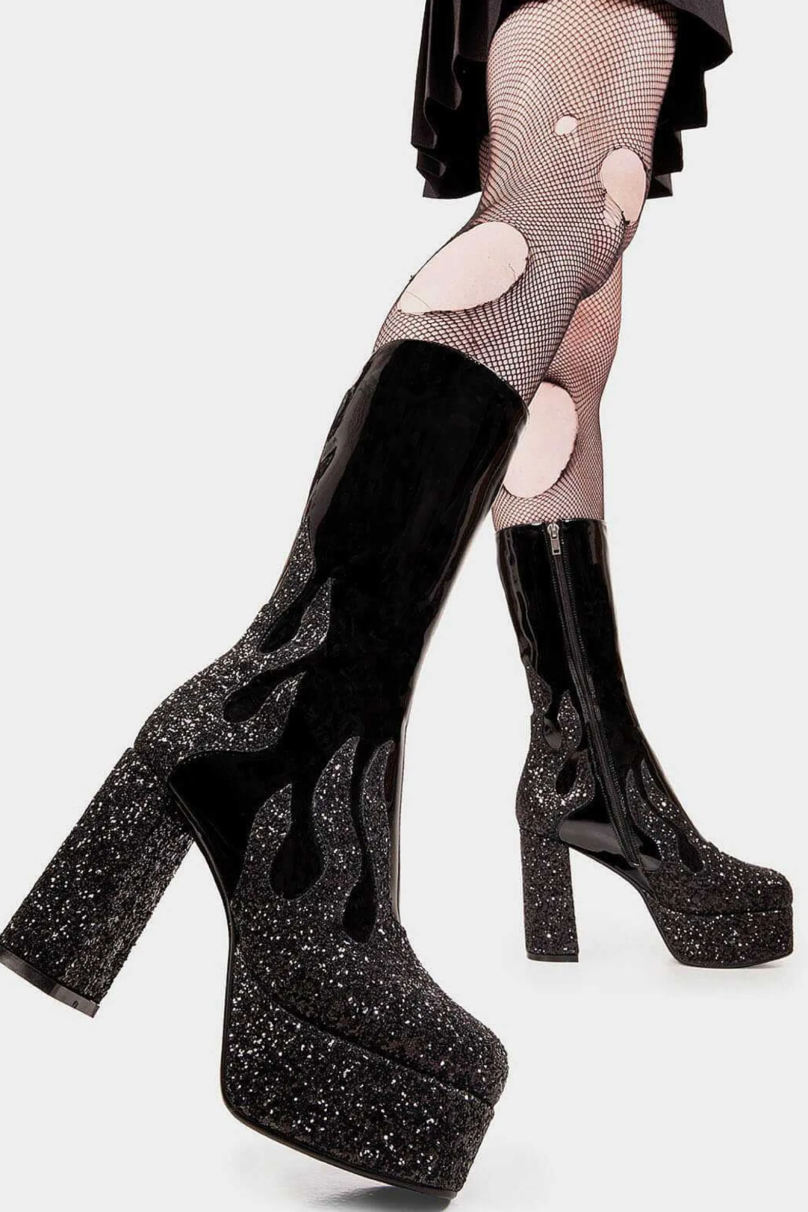 Lamoda Calf>Miami Platform Calf Boots