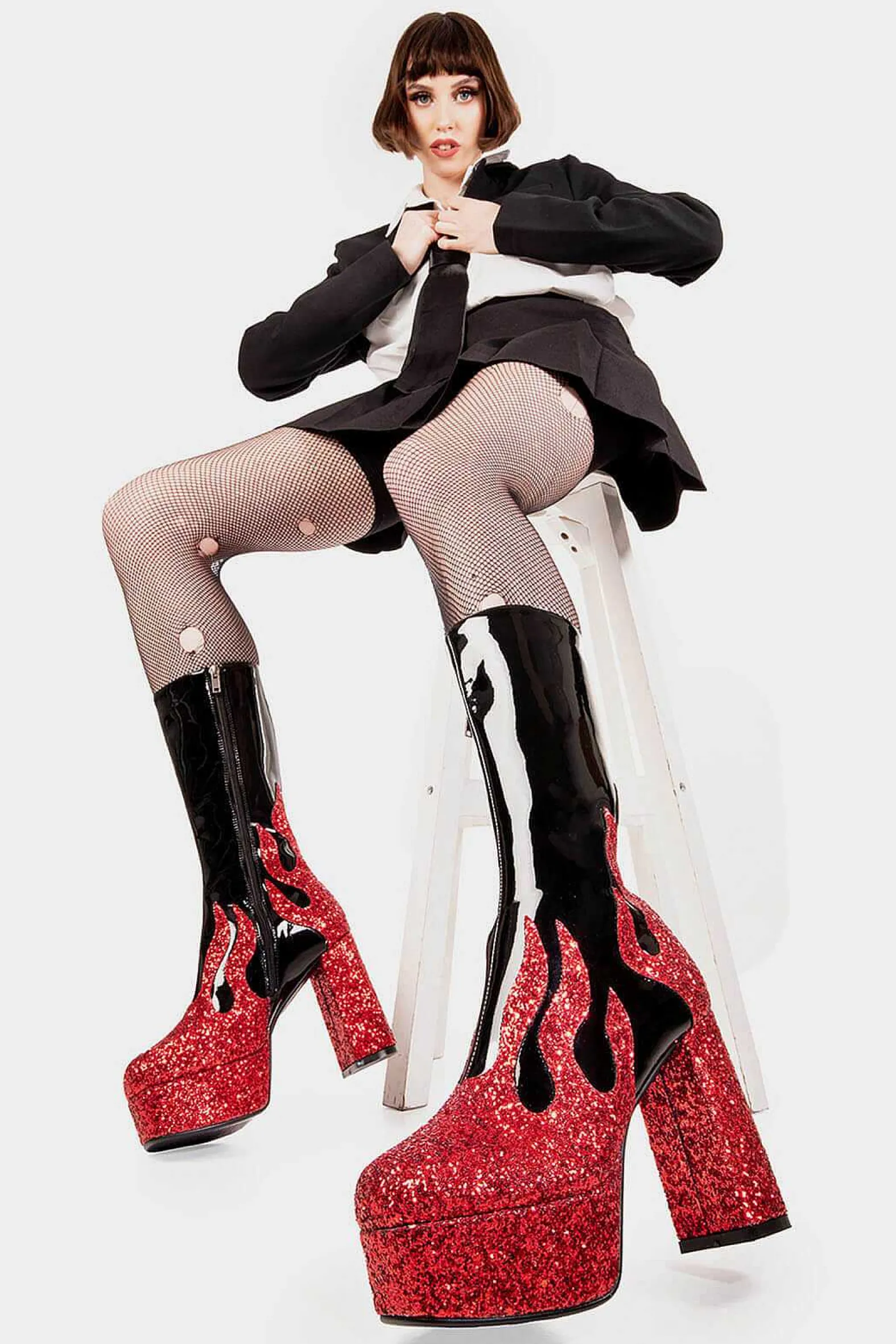 Lamoda Calf>Miami Platform Calf Boots
