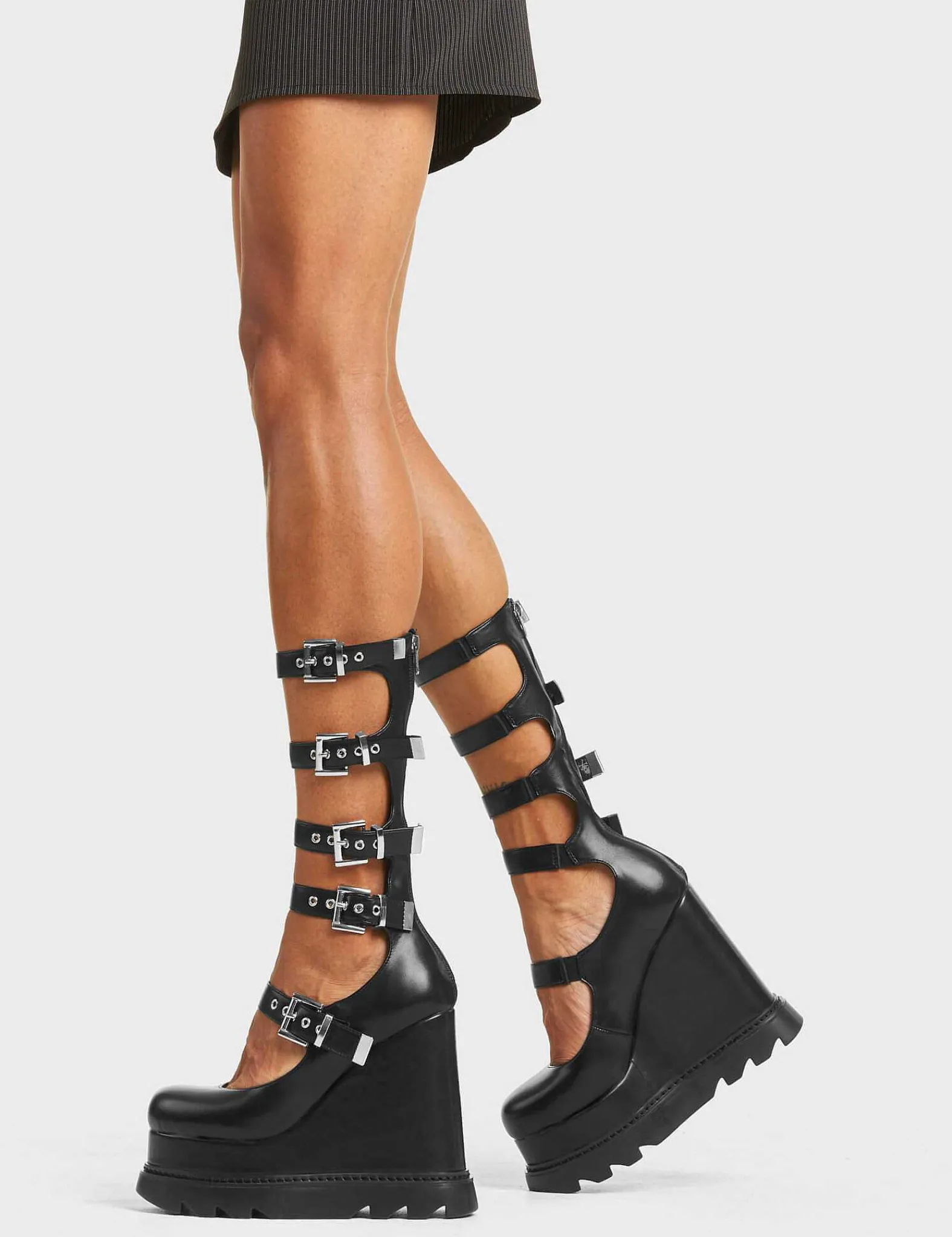 Lamoda Calf>No Good Chunky Platform Calf Boots