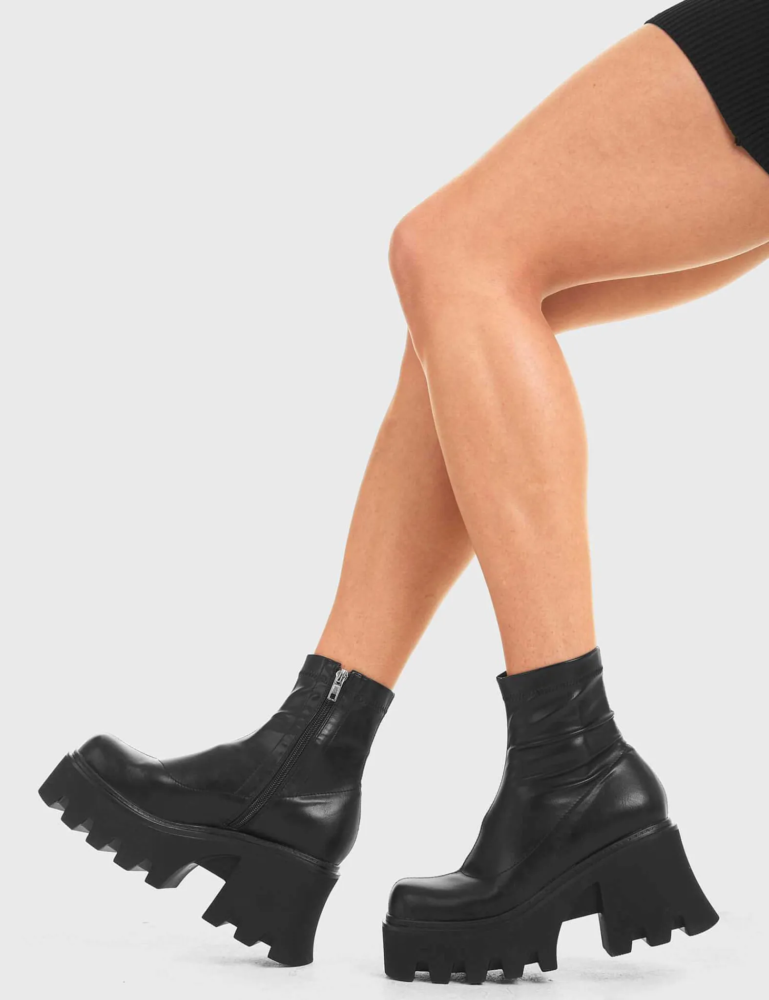 Lamoda Platform>Notorious Chunky Platform Ankle Boots