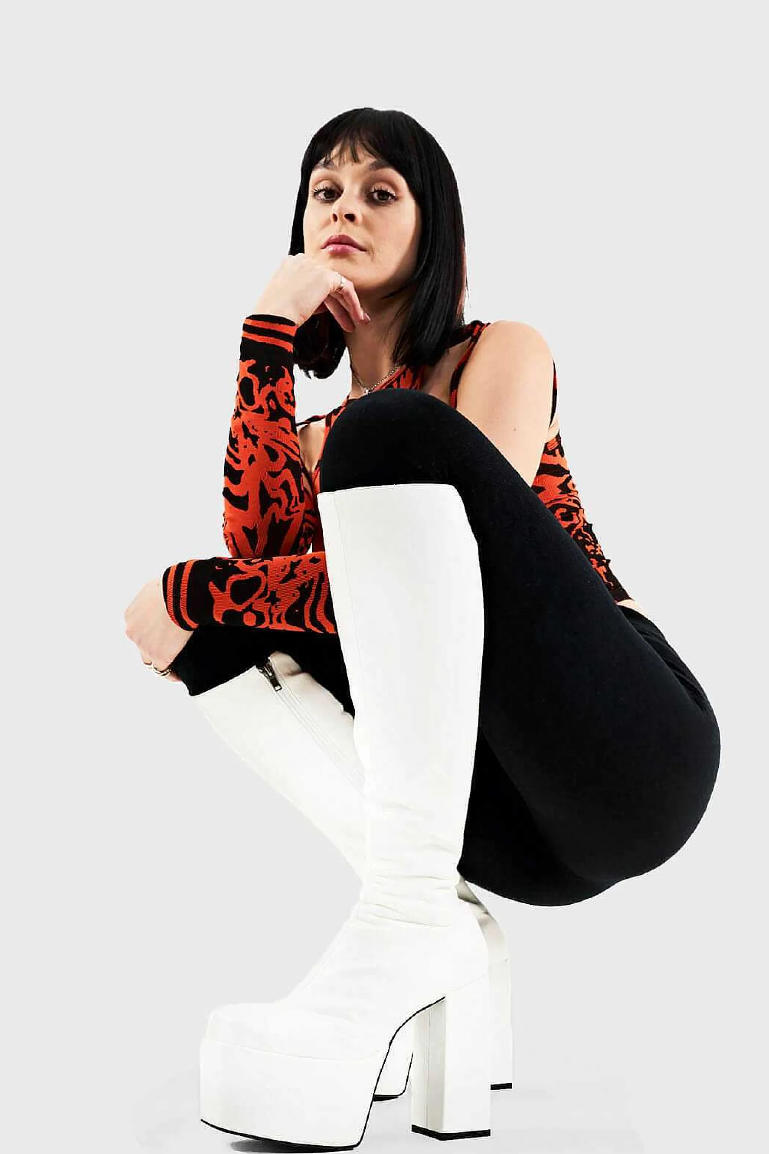 Lamoda Knee High>Obsession Platform Knee High Boots