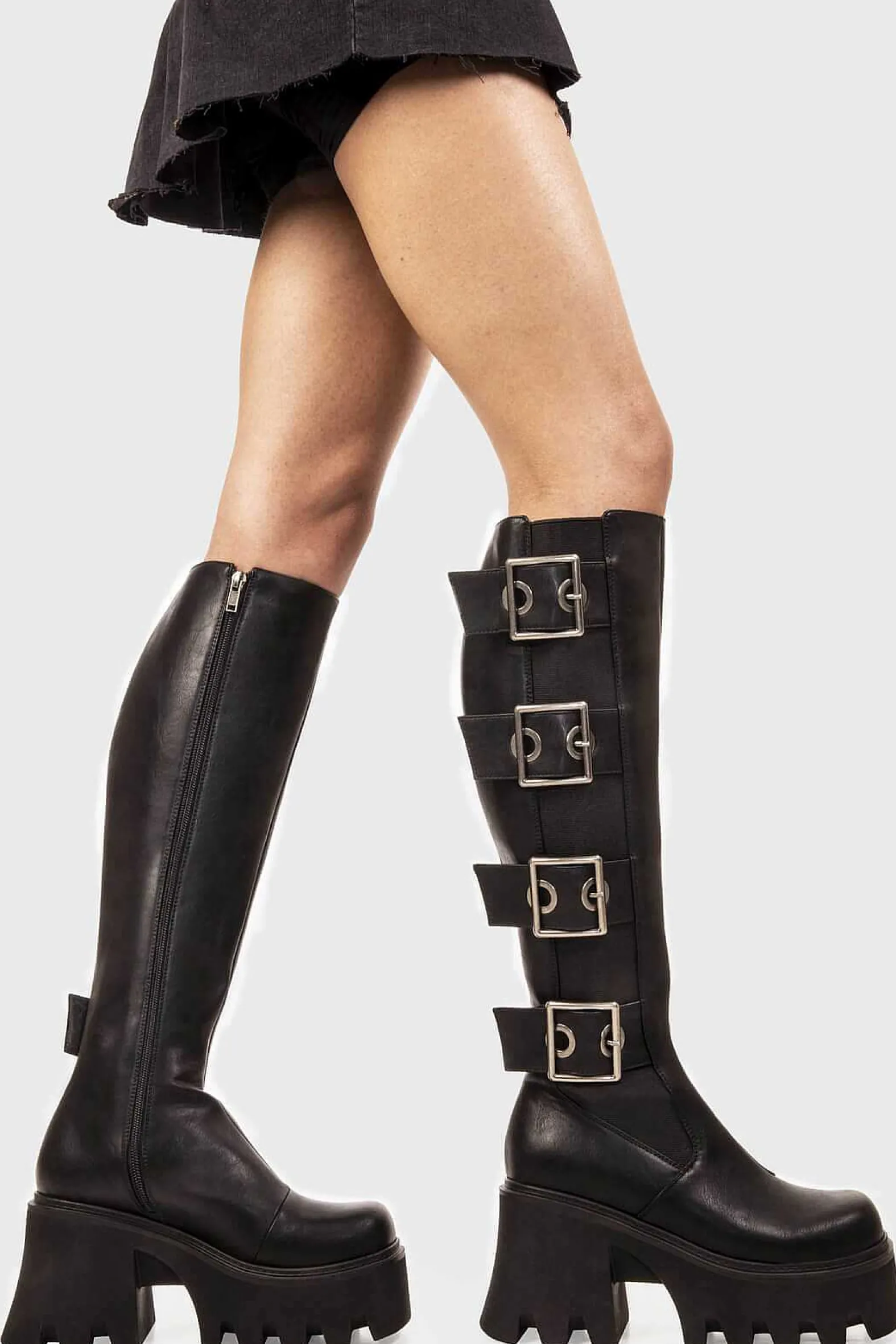 Lamoda Chunky>Orion'S Belt Chunky Platform Knee High Boots