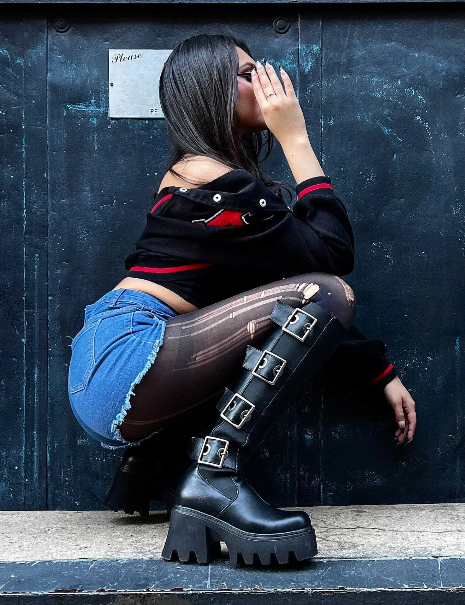 Lamoda Chunky>Orion'S Belt Chunky Platform Knee High Boots
