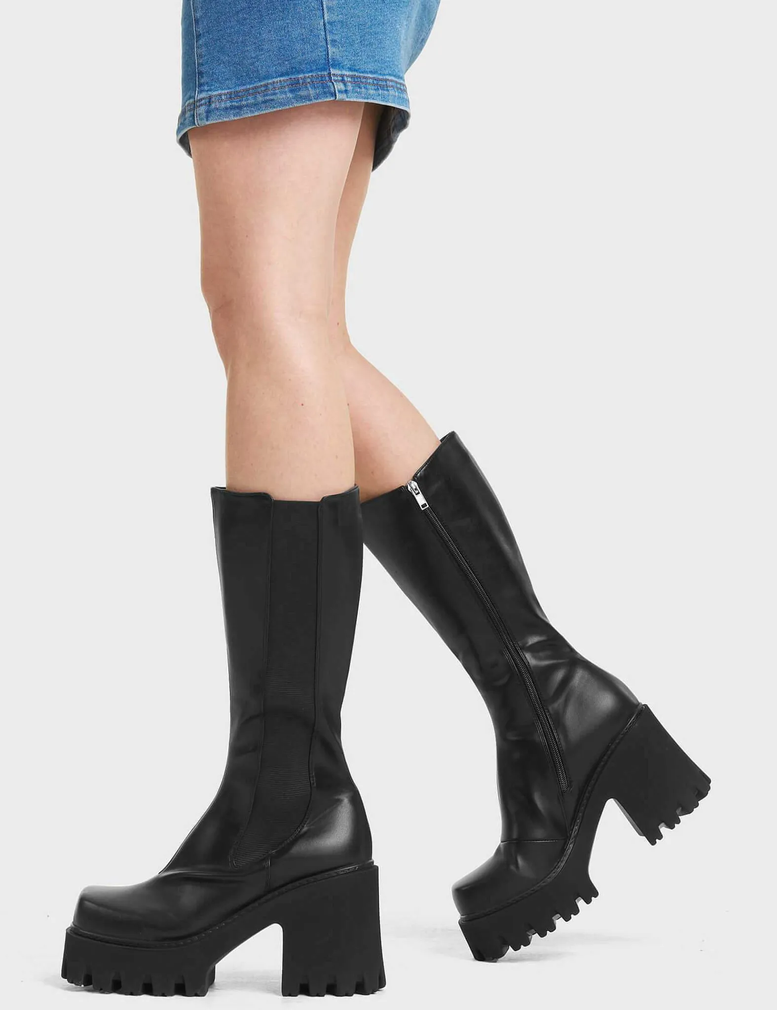 Lamoda Calf>Paradise Chunky Platform Calf Boots