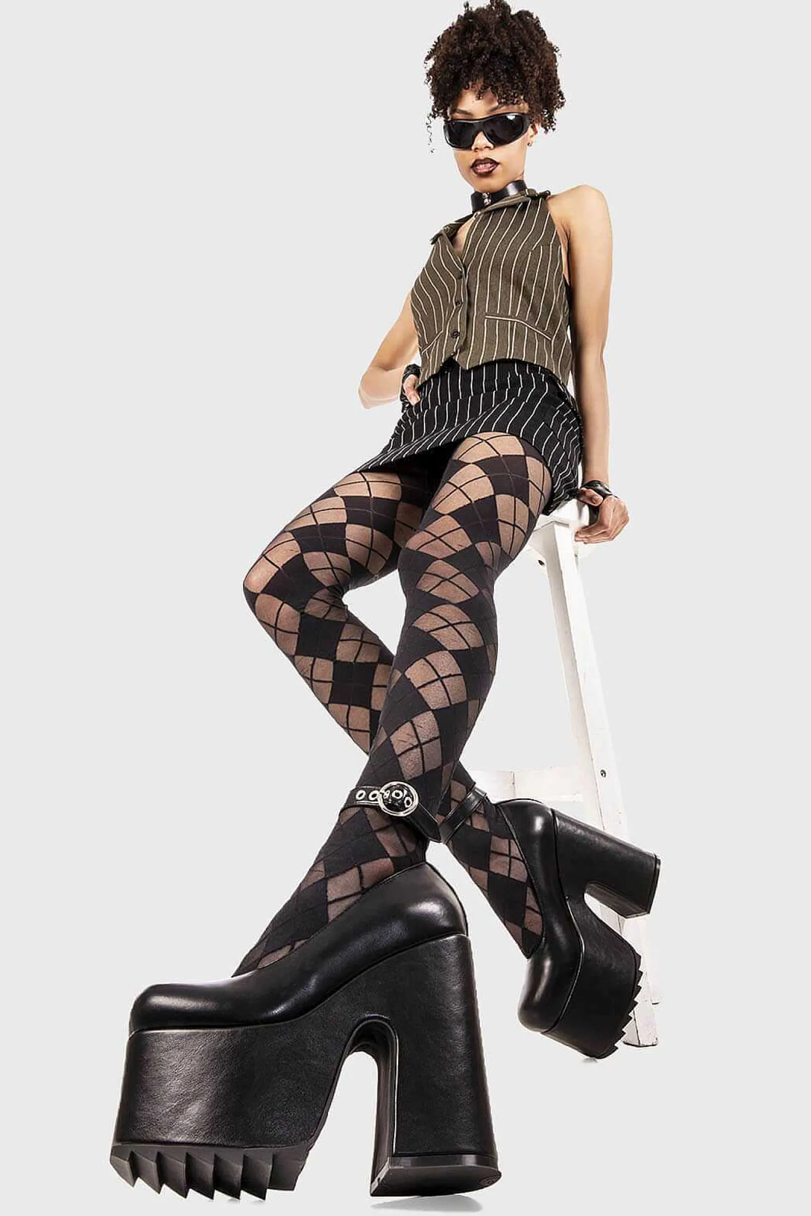 Lamoda Chunky>Power Trip Chunky Platform Heels