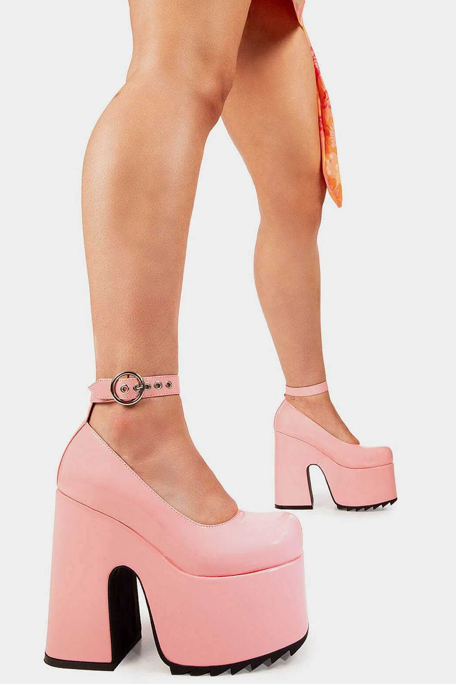 Lamoda Chunky>Power Trip Chunky Platform Heels
