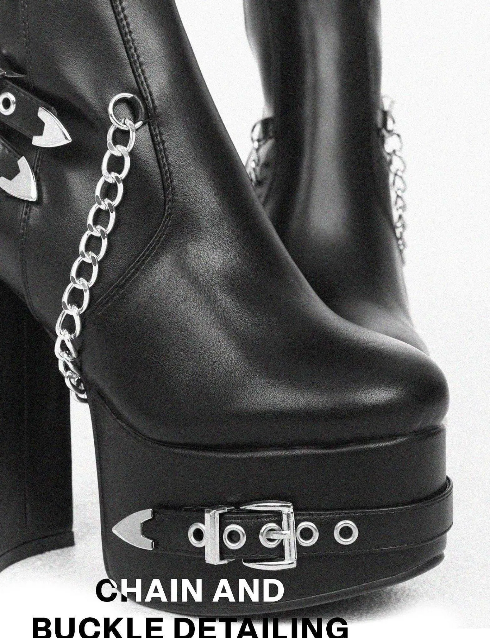 Lamoda Platform>Scream Wide Calf Platform Thigh High Boots
