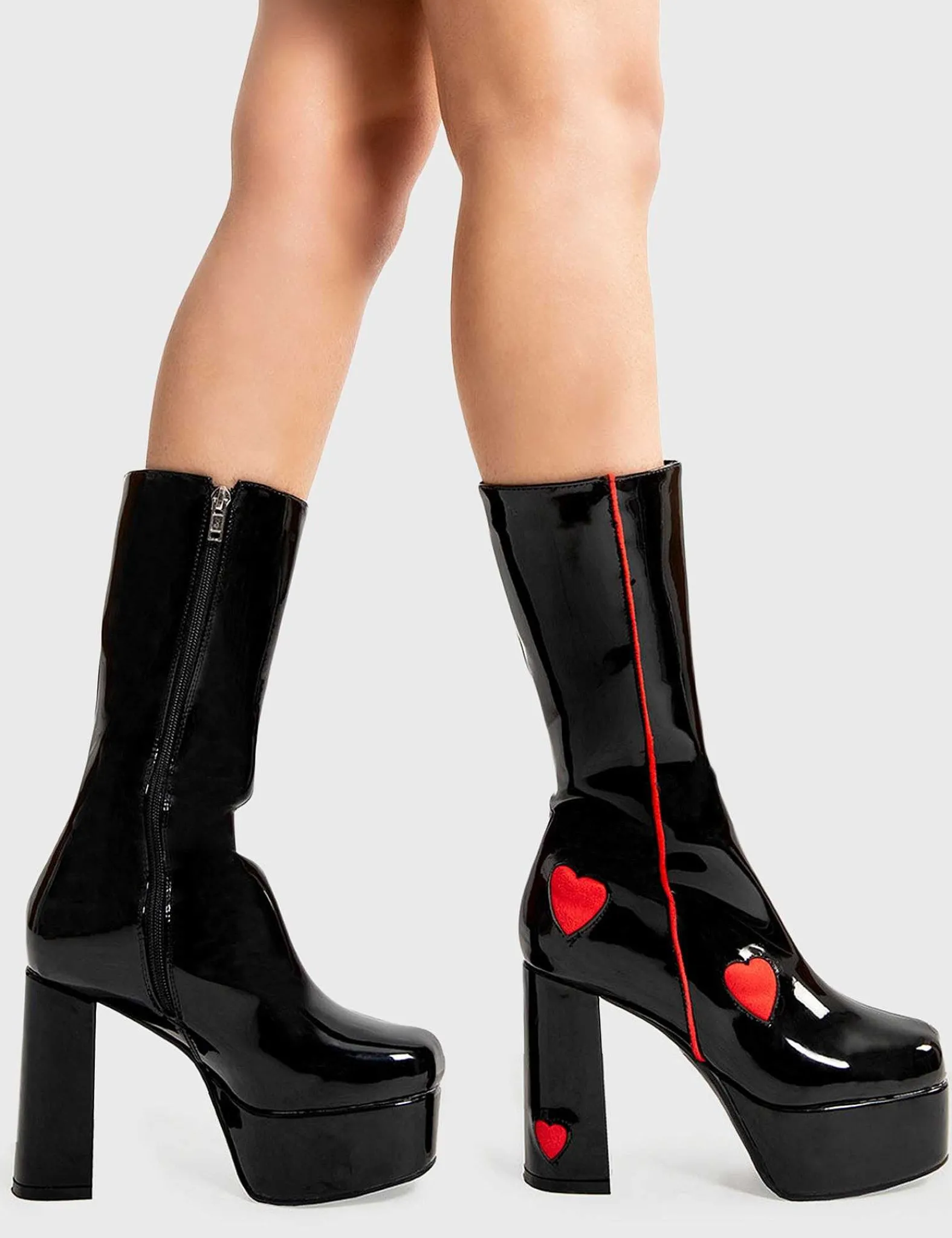 Lamoda Calf>Secret Lovers Platform Calf Boots