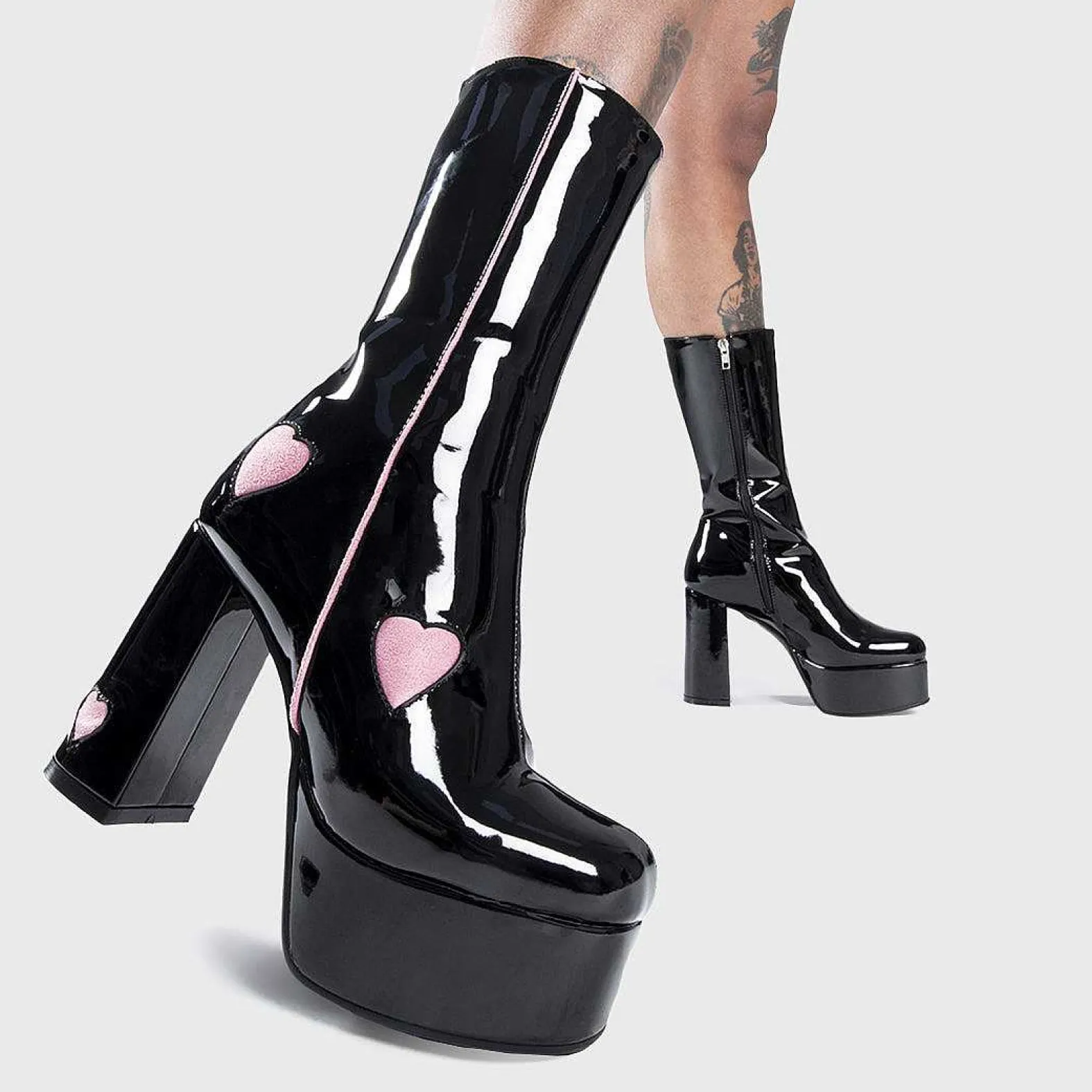 Lamoda Calf>Secret Lovers Platform Calf Boots