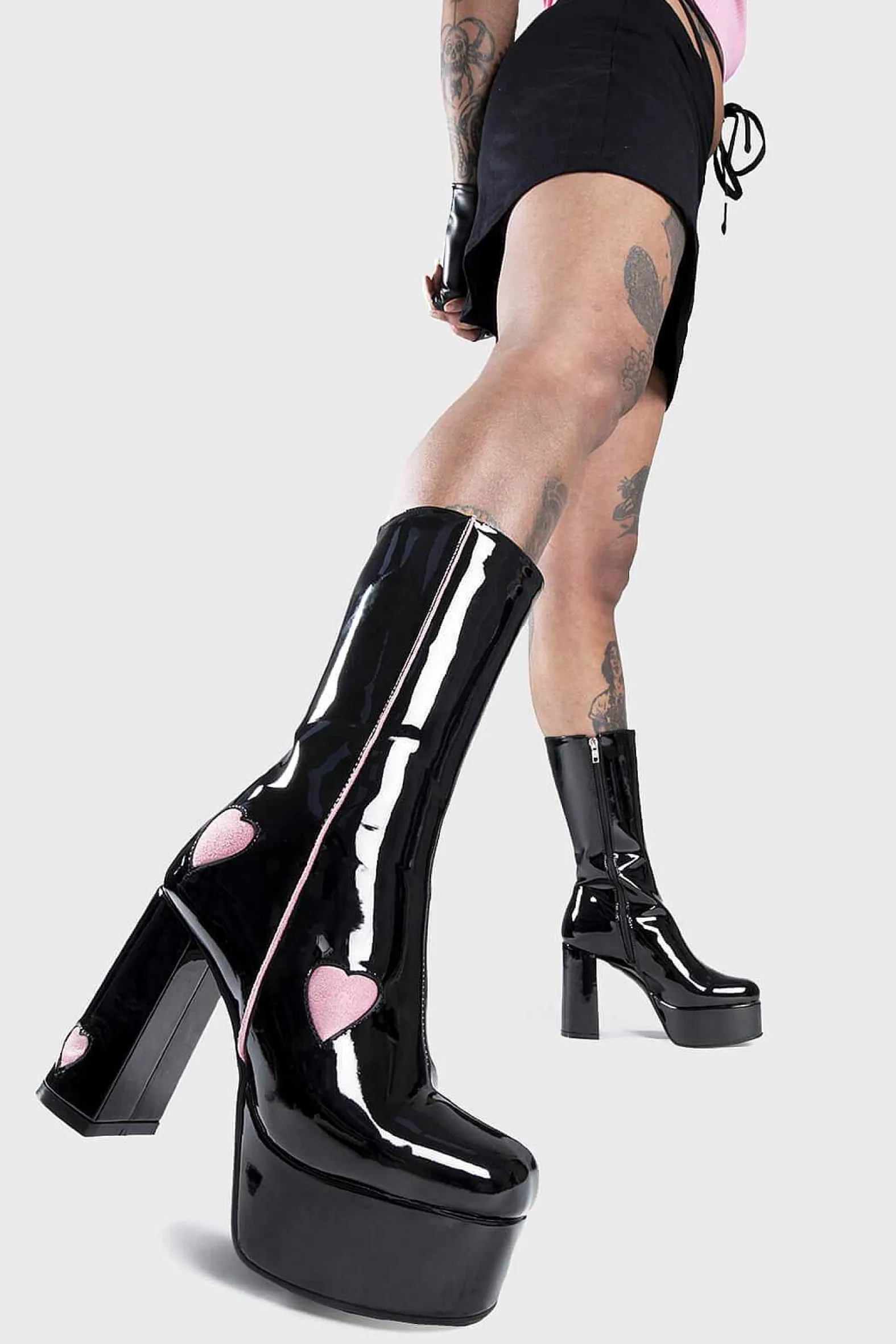 Lamoda Calf>Secret Lovers Platform Calf Boots