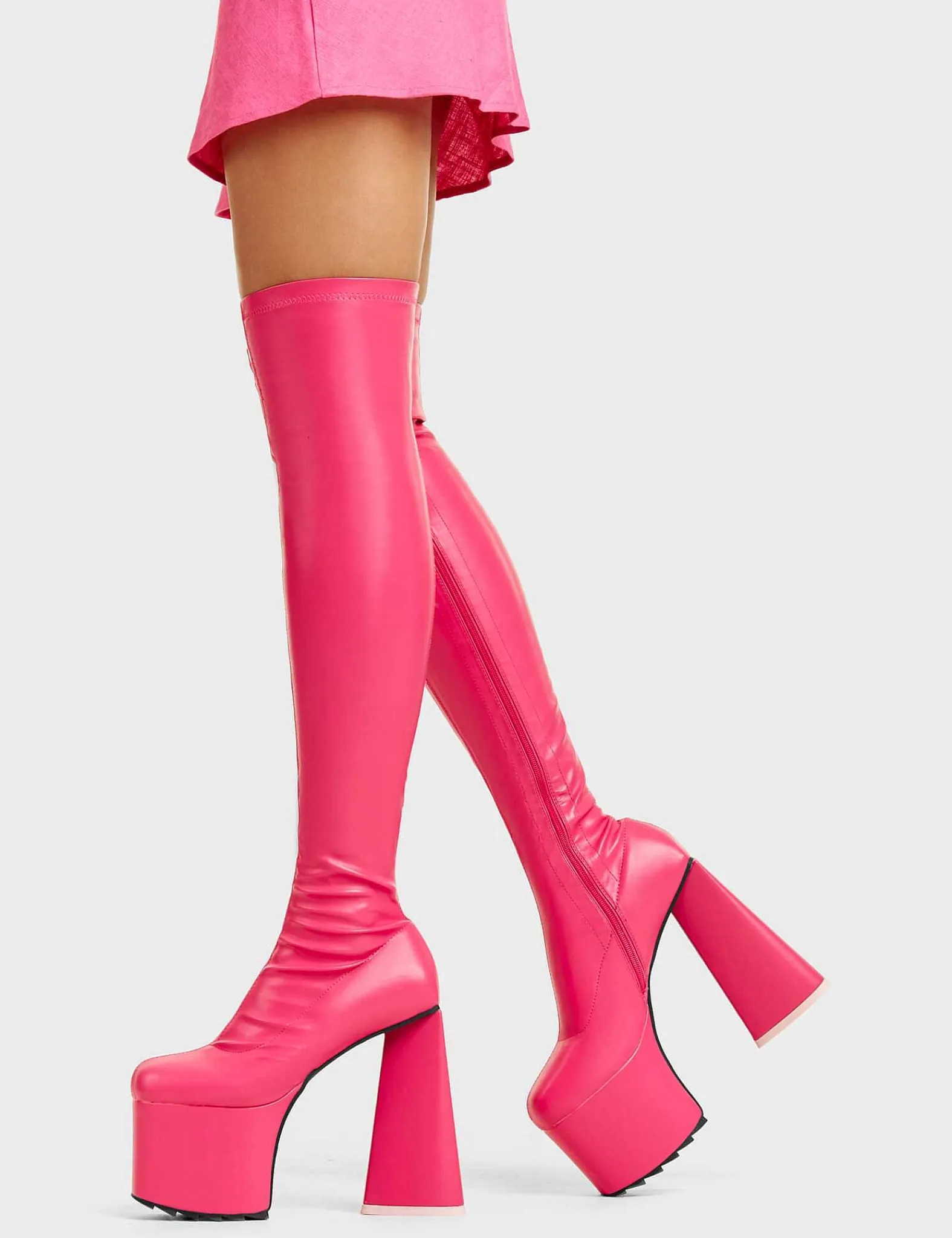 Lamoda Knee High>Separate Platform Thigh High Boots