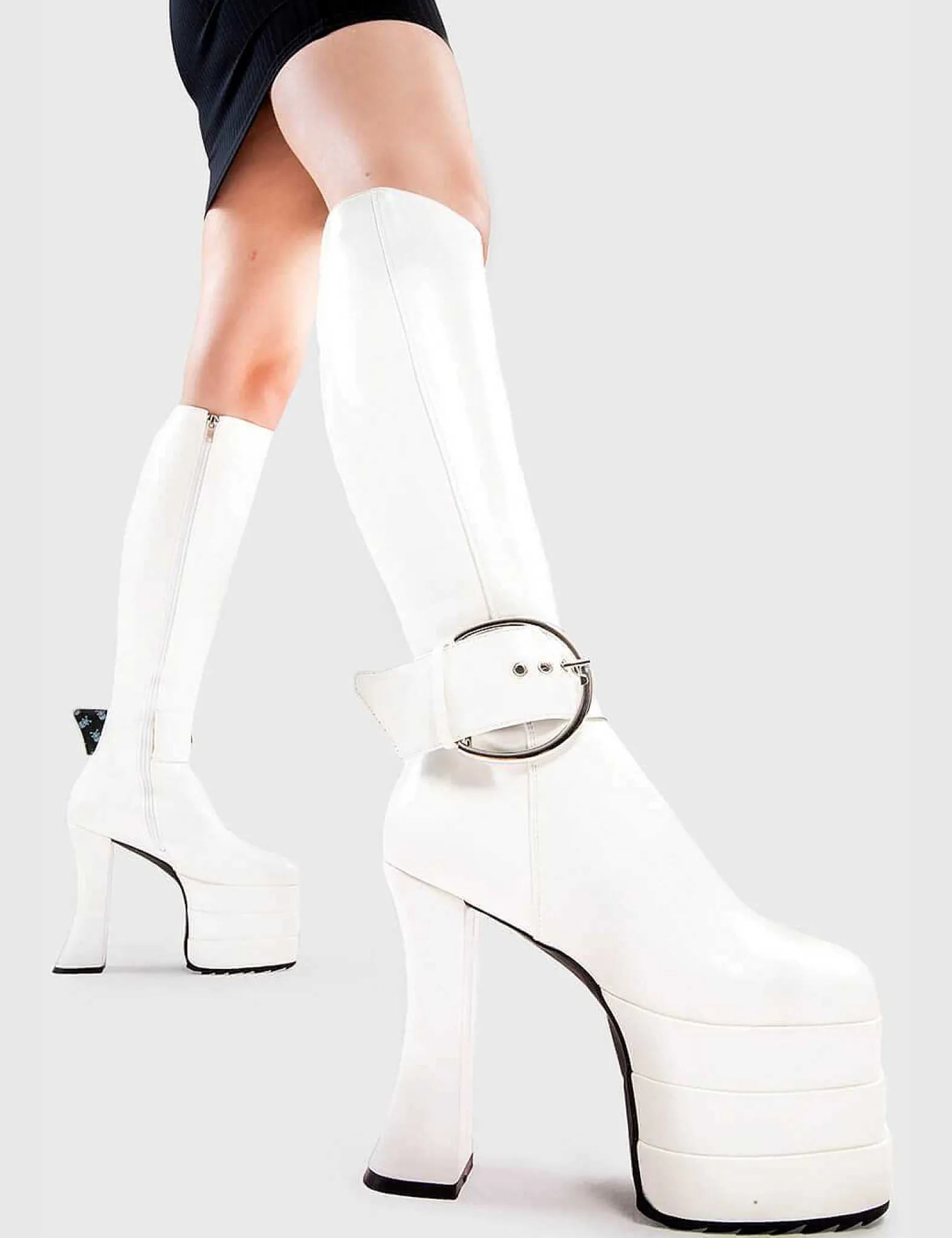 Lamoda Knee High>Short Term Loss Platform Knee High Boots