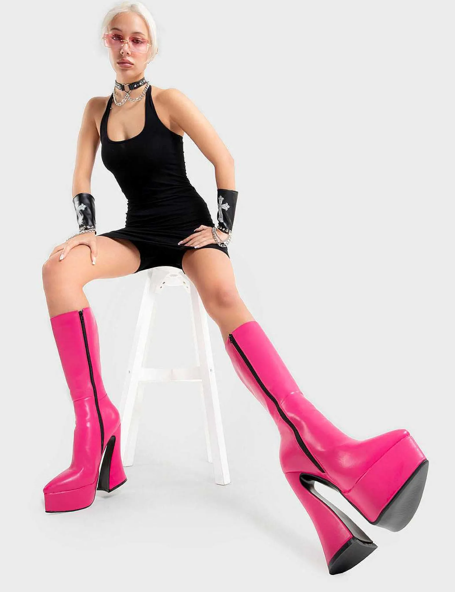 Lamoda Calf>Sketchy Platform Calf Boots