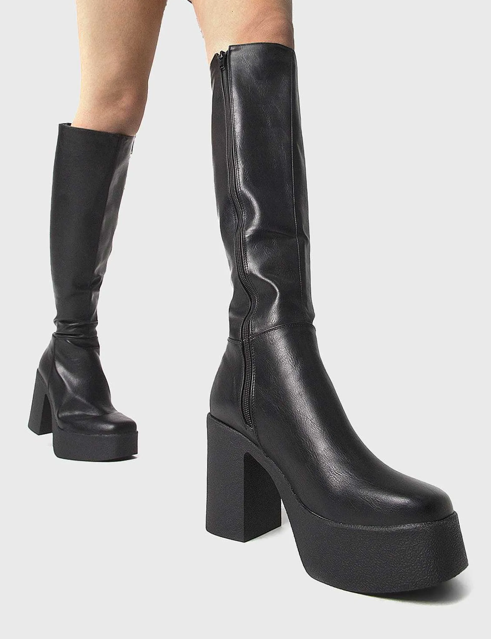 Lamoda Platform>Slick Nicks Platform Knee High Boots