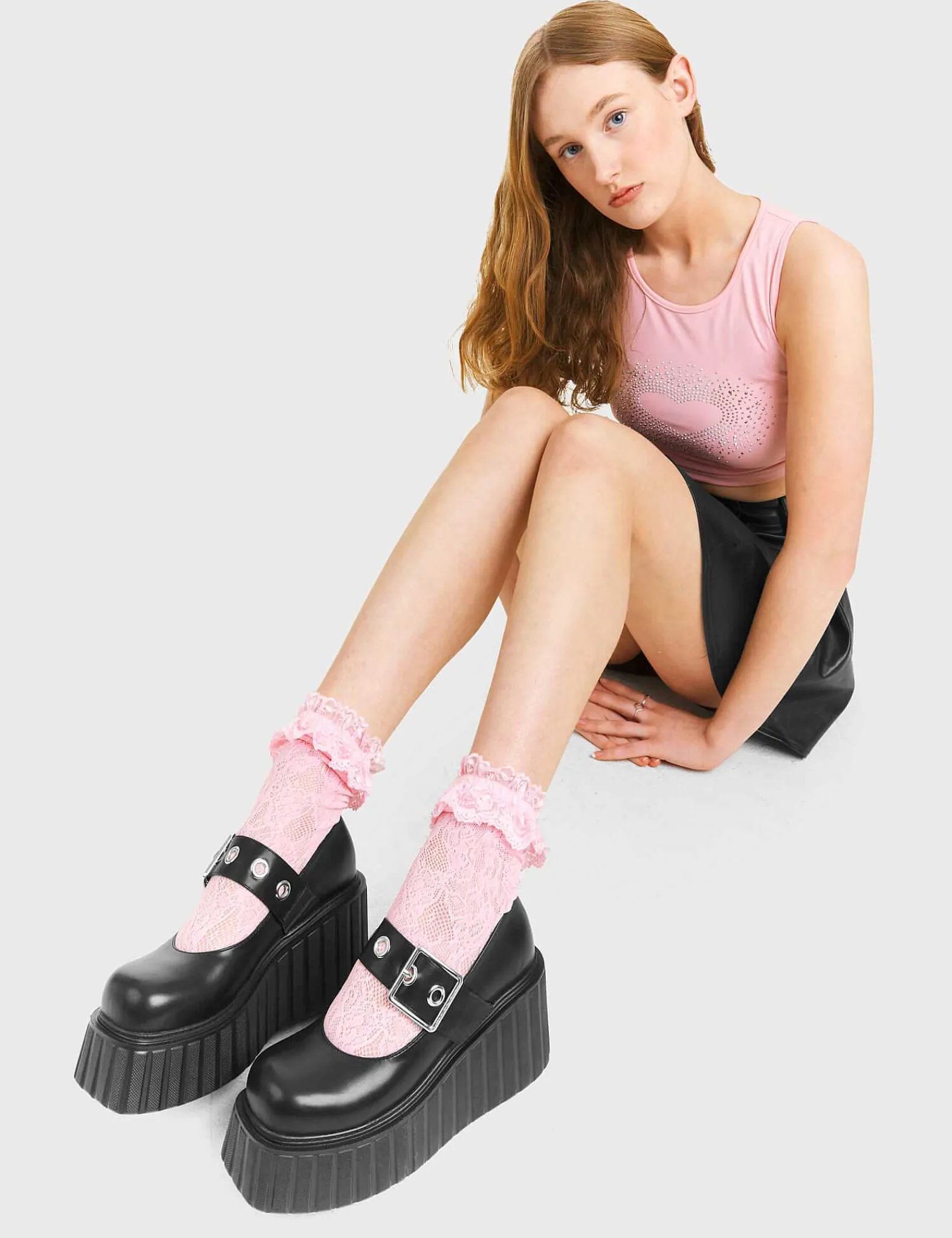 Lamoda Creepers>Survivor Chunky Platform Creeper Shoes