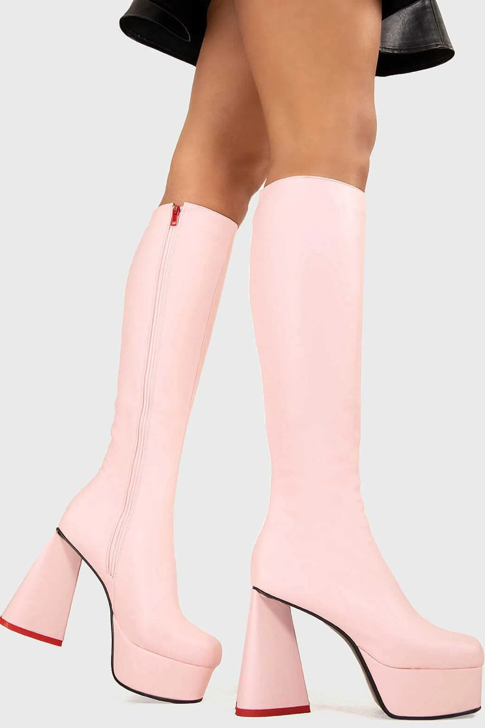 Lamoda Platform>Sweet Talker Wide Calf Platform Knee High Boots