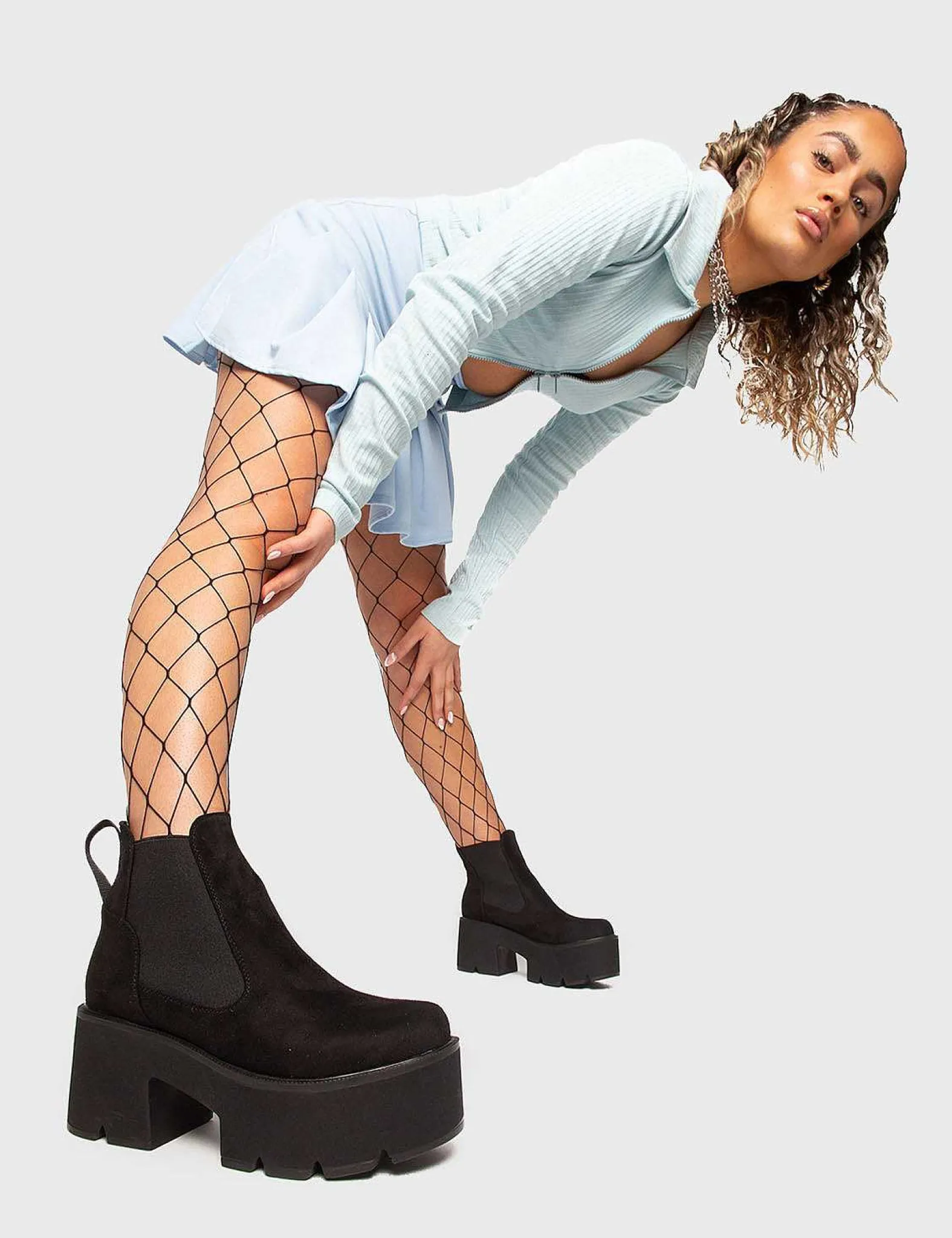 Lamoda Platform>Tough Love Chunky Platform Ankle Boots