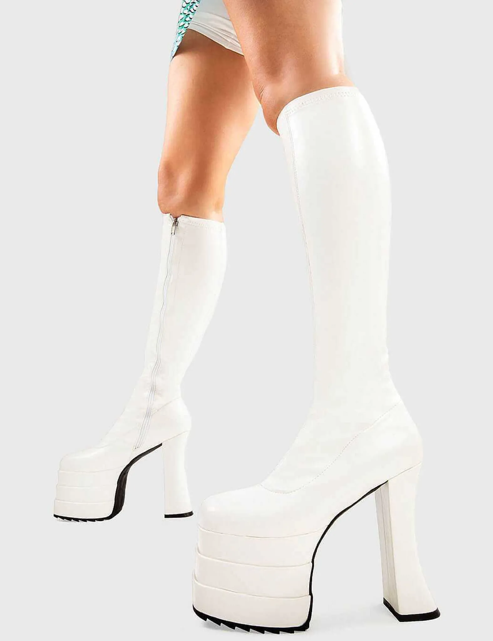 Lamoda Knee High>Unfaithful Promises Platform Knee High Boots