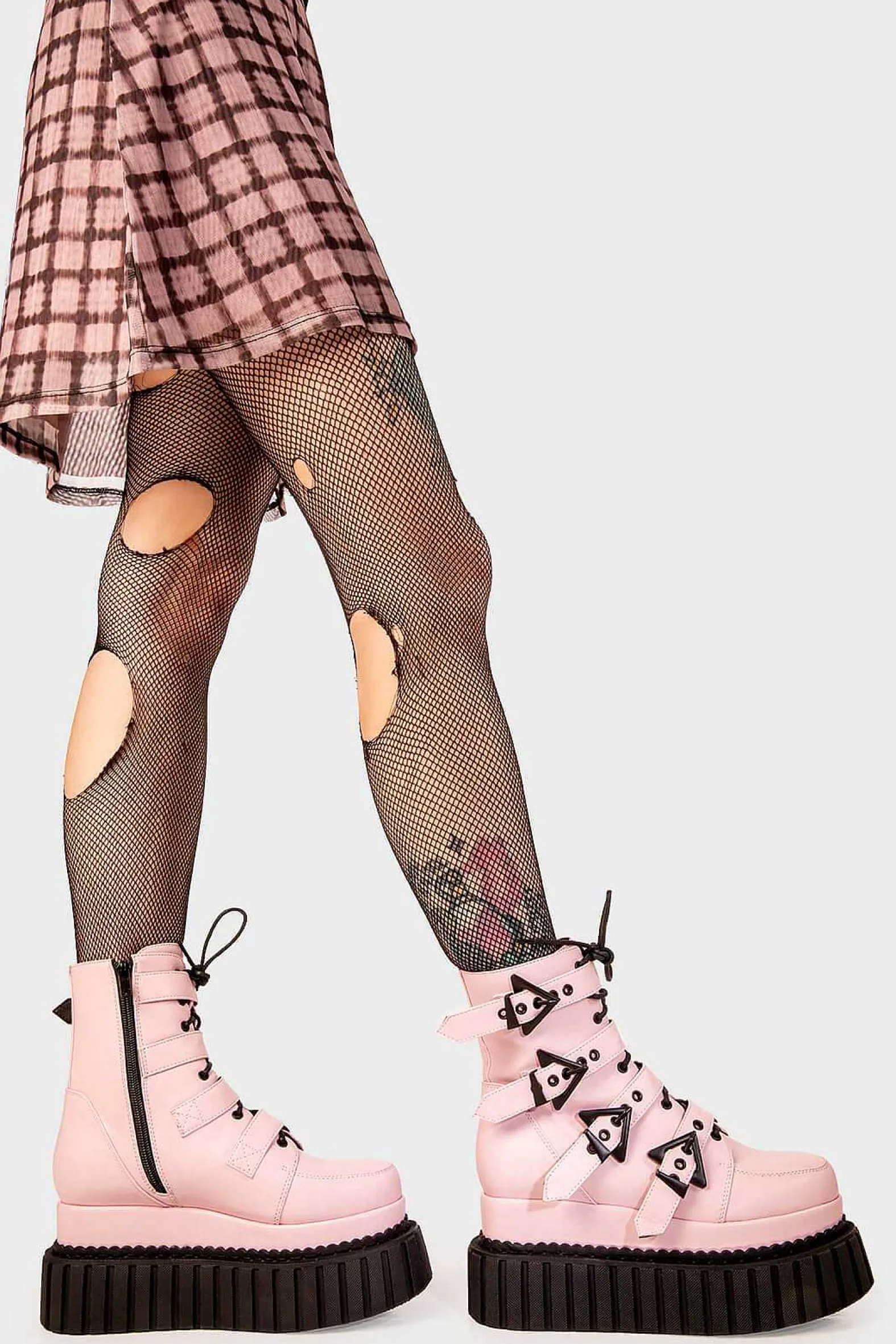 Lamoda Chunky>Unstable Chunky Ankle Creeper Boots