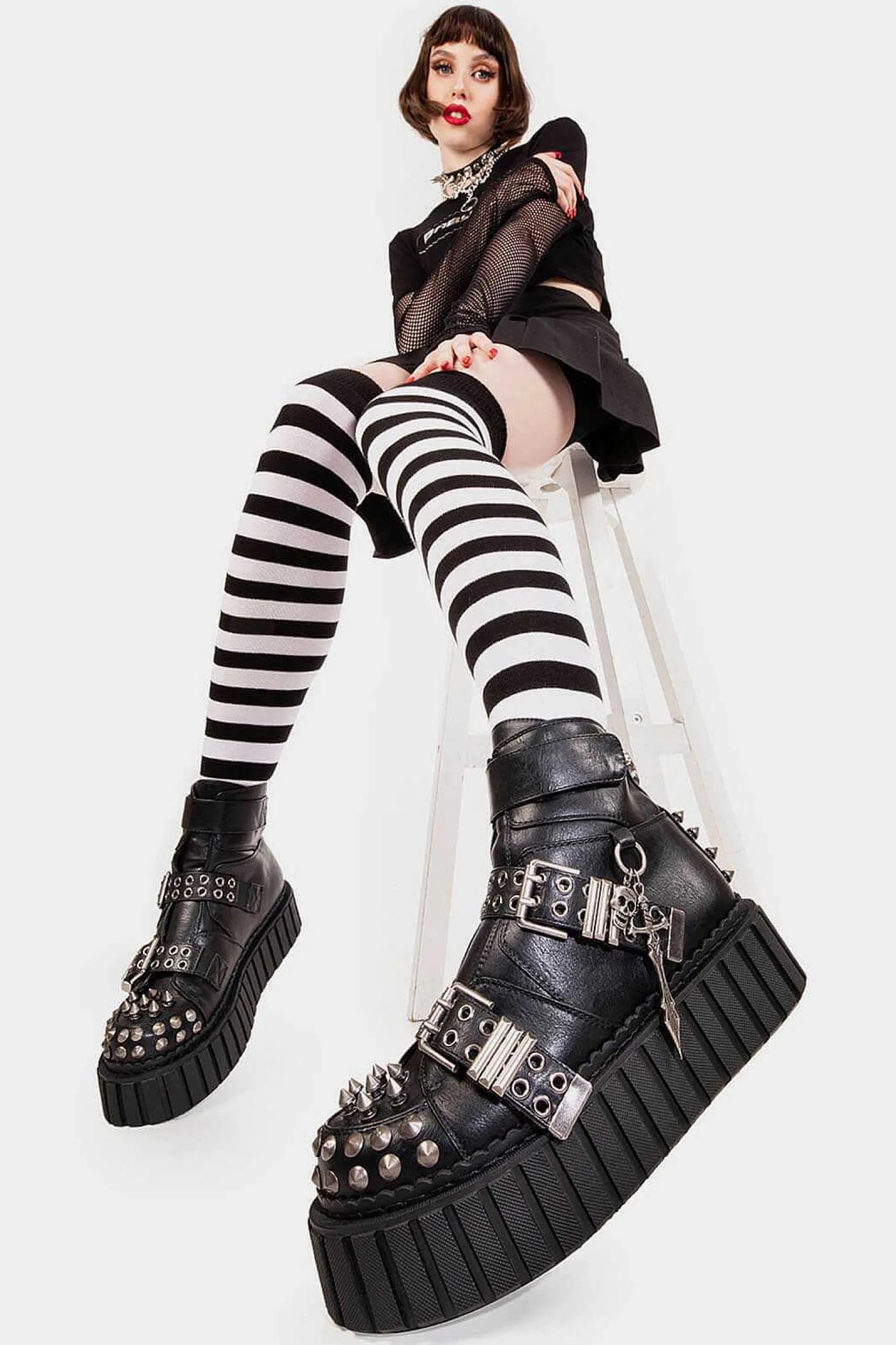 Lamoda Ankle>Virtual Insanity Chunky Ankle Creeper Boots