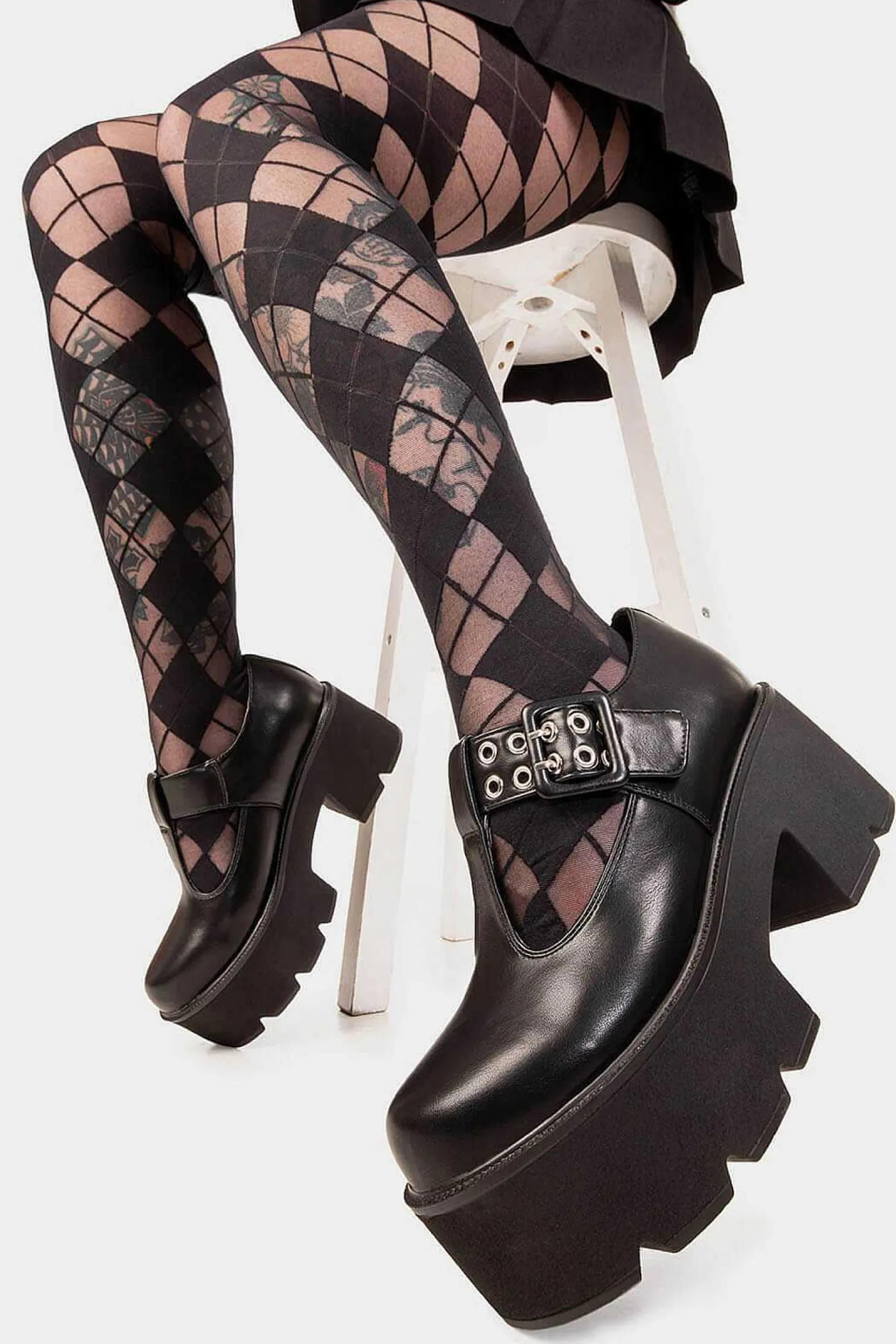 Lamoda Mary Janes>Watch Me Chunky Mary Jane Shoes