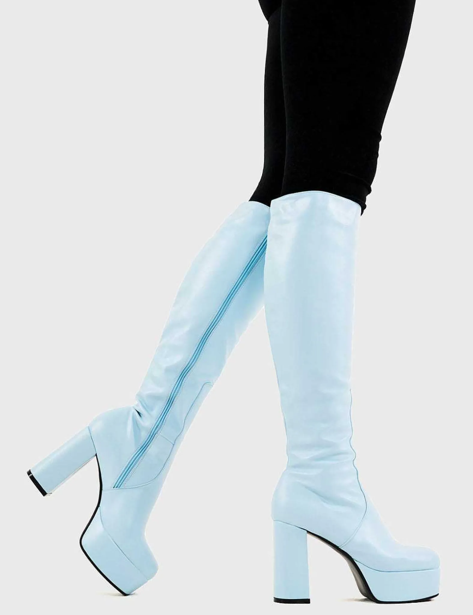 Lamoda Knee High>Whatta Showdown Platform Knee High Boots