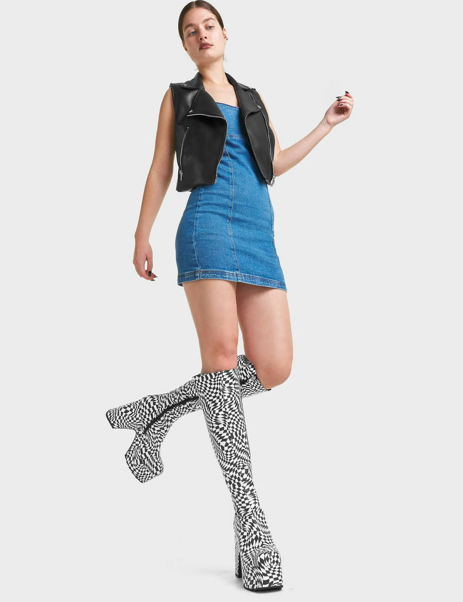 Lamoda Knee High>Willpower Platform Knee High Boots