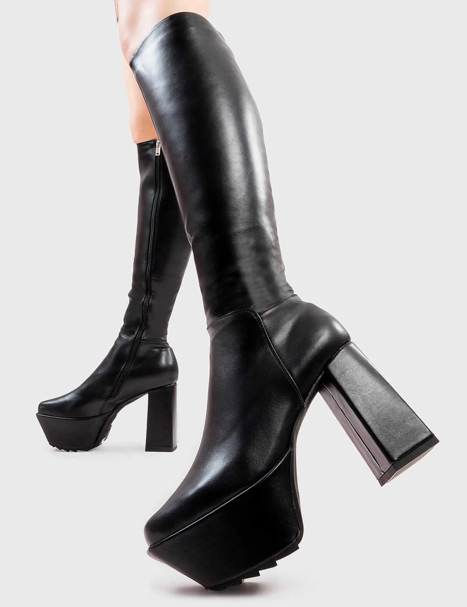 Lamoda Knee High>Wish Me Dead Platform Knee High Boots